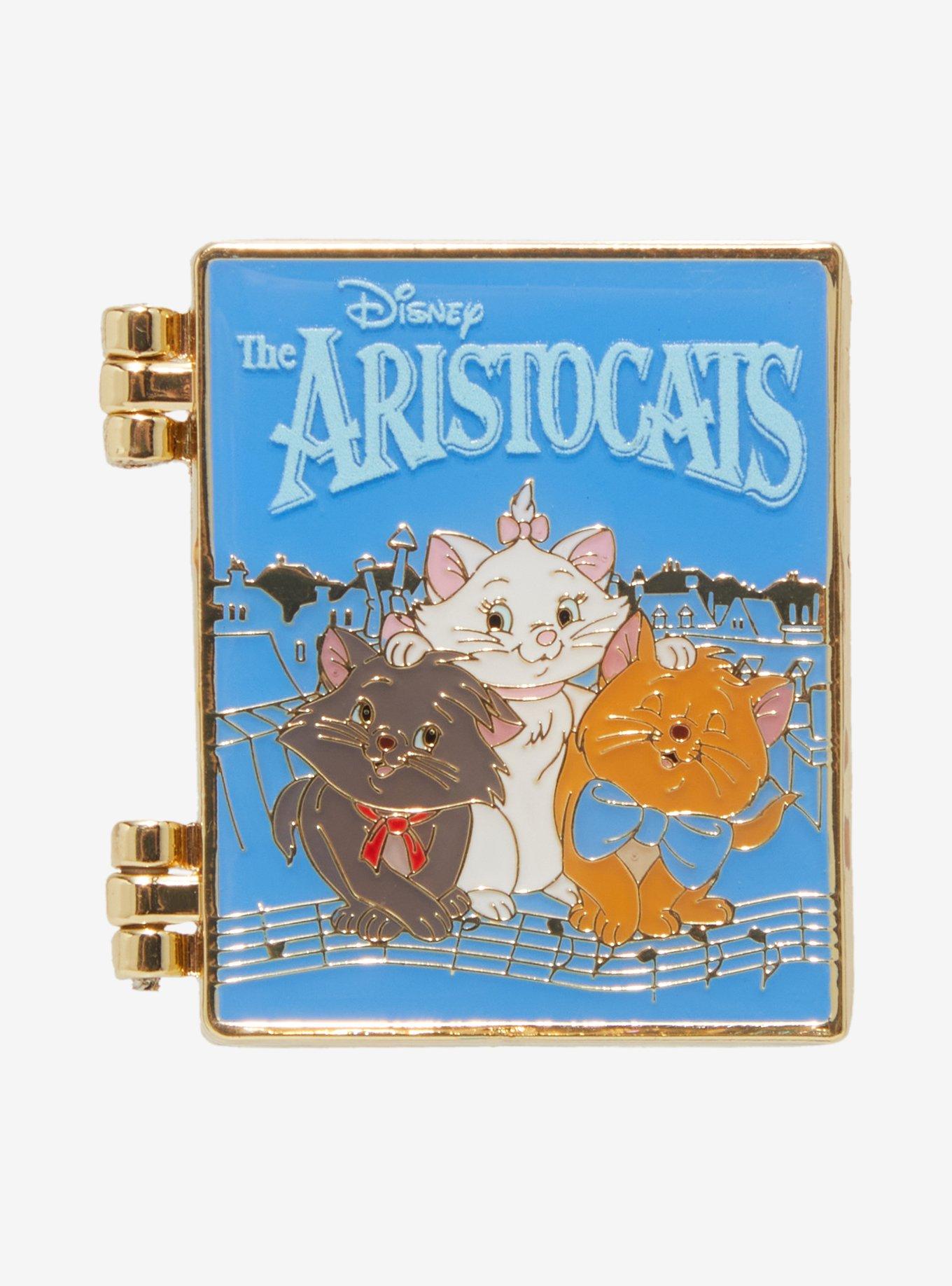 Loungefly Disney The Aristocats Marie, Berlioz, and Toulouse Hinged Enamel Pin — BoxLunch Exclusive, , hi-res