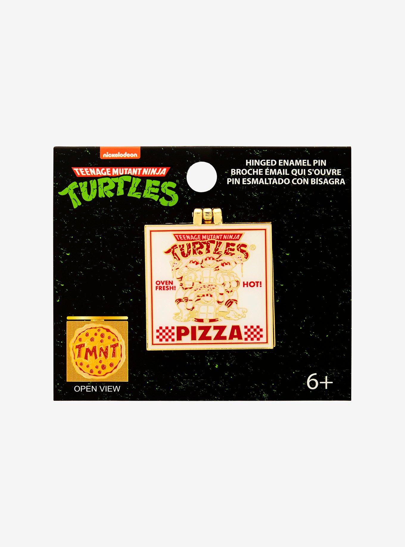 Loungefly Teenage Mutant Ninja Turtles Pizza Box Hinged Enamel Pin — BoxLunch Exclusive