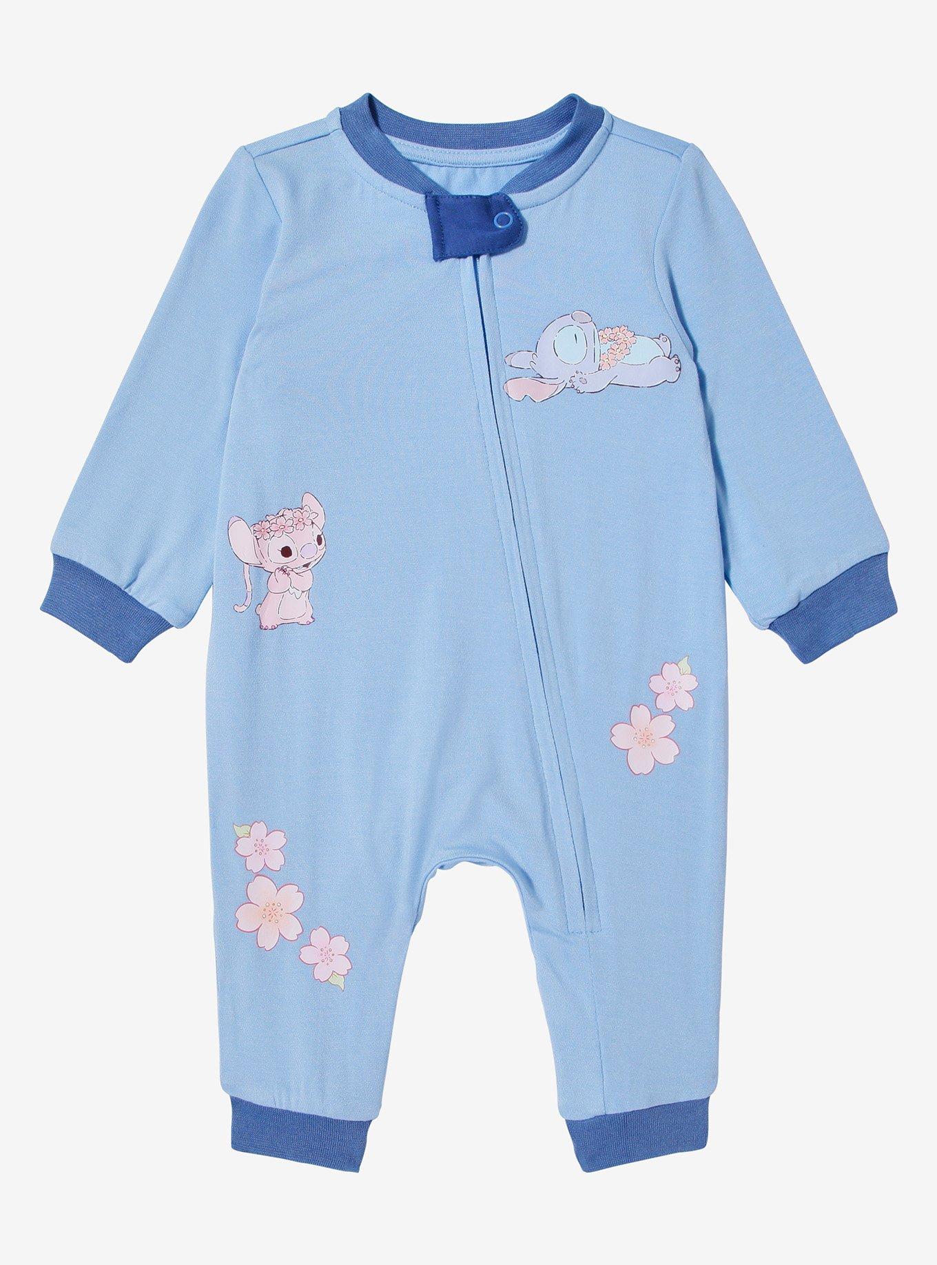 Disney Lilo & Stitch Angel Zippered Infant One-Piece