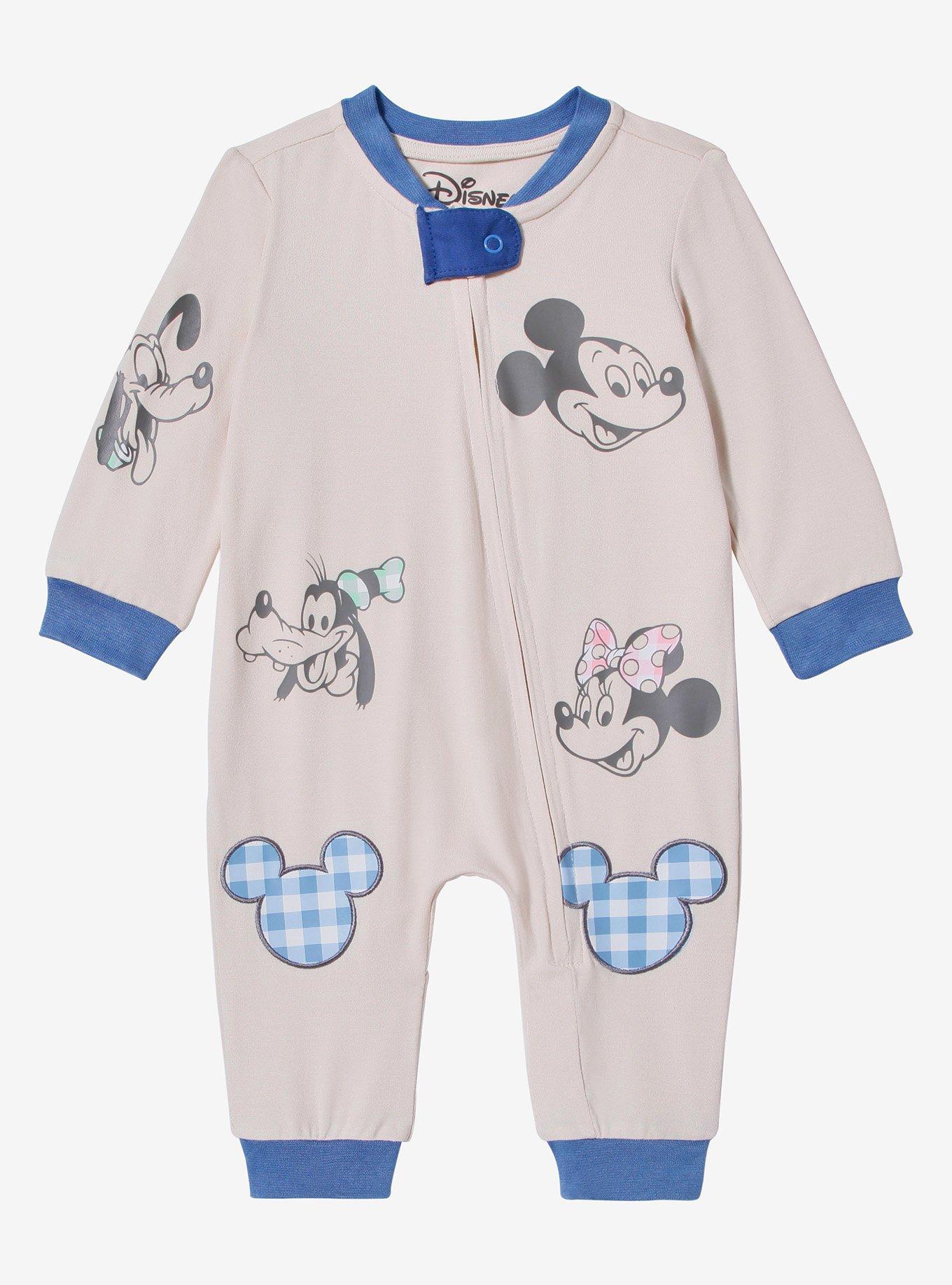 Disney Mickey and Friends Zippered Infant One-Piece