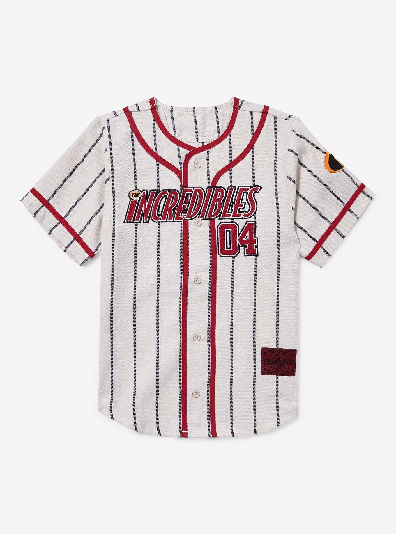 Disney Pixar The Incredibles Parr Toddler Vintage Baseball Jersey — BoxLunch Exclusive, MULTI, hi-res