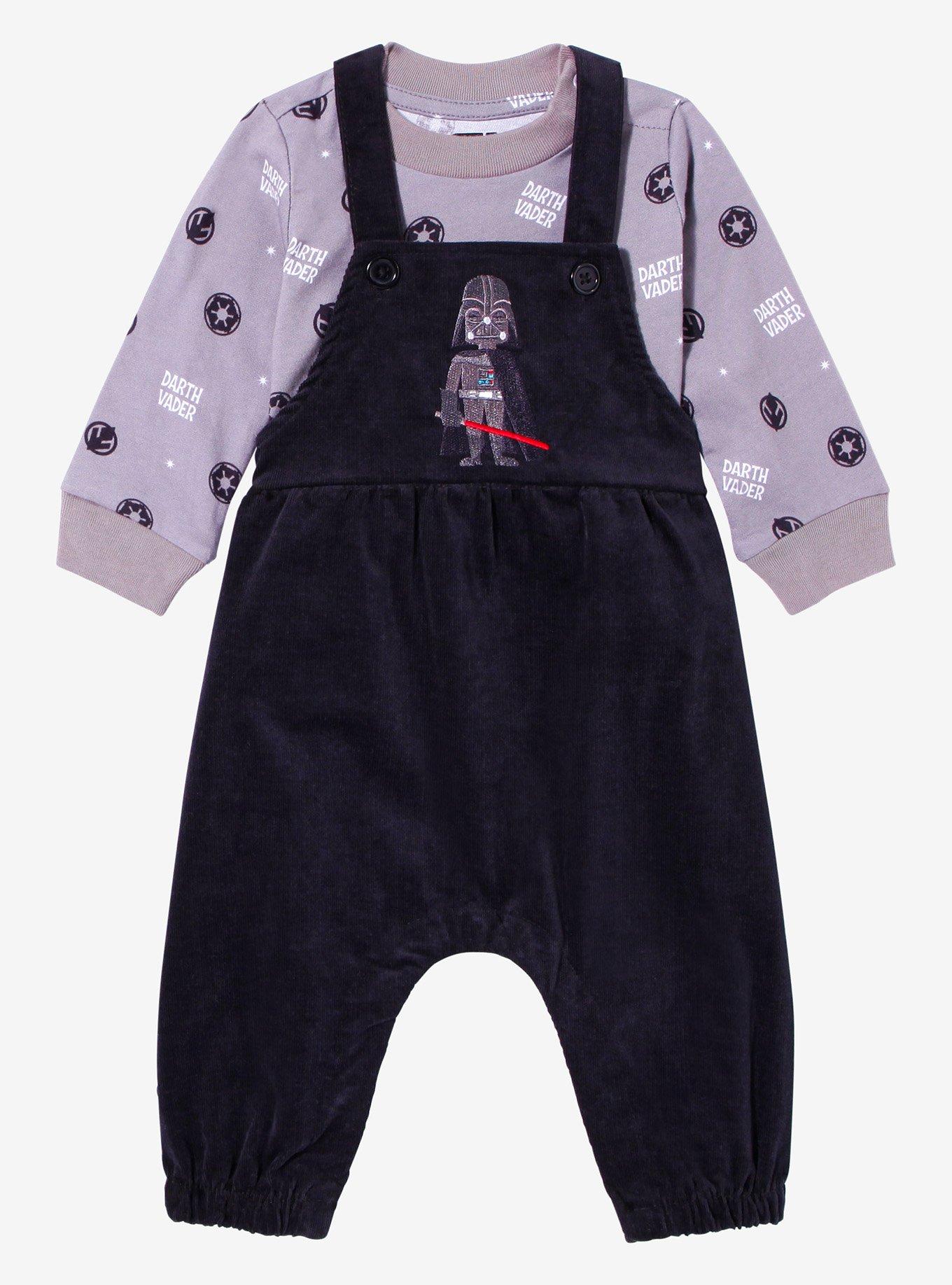 Star Wars Darth Vader Infant Long Sleeve T-Shirt and Overall Set, , hi-res