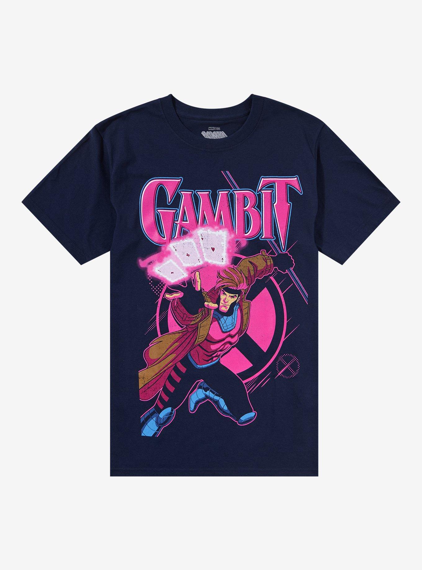 Marvel X-Men Gambit Jumbo Graphic T-Shirt, NAVY, hi-res