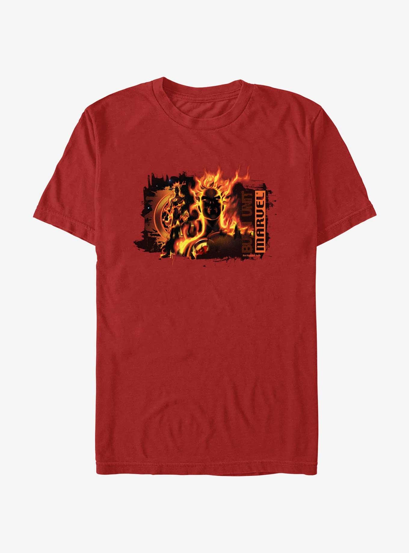 Marvel Fantastic Four Burn Unit T-Shirt, RED, hi-res