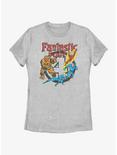 Marvel Fantastic Four Four Squad Vintage Style Womens T-Shirt, ATH HTR, hi-res