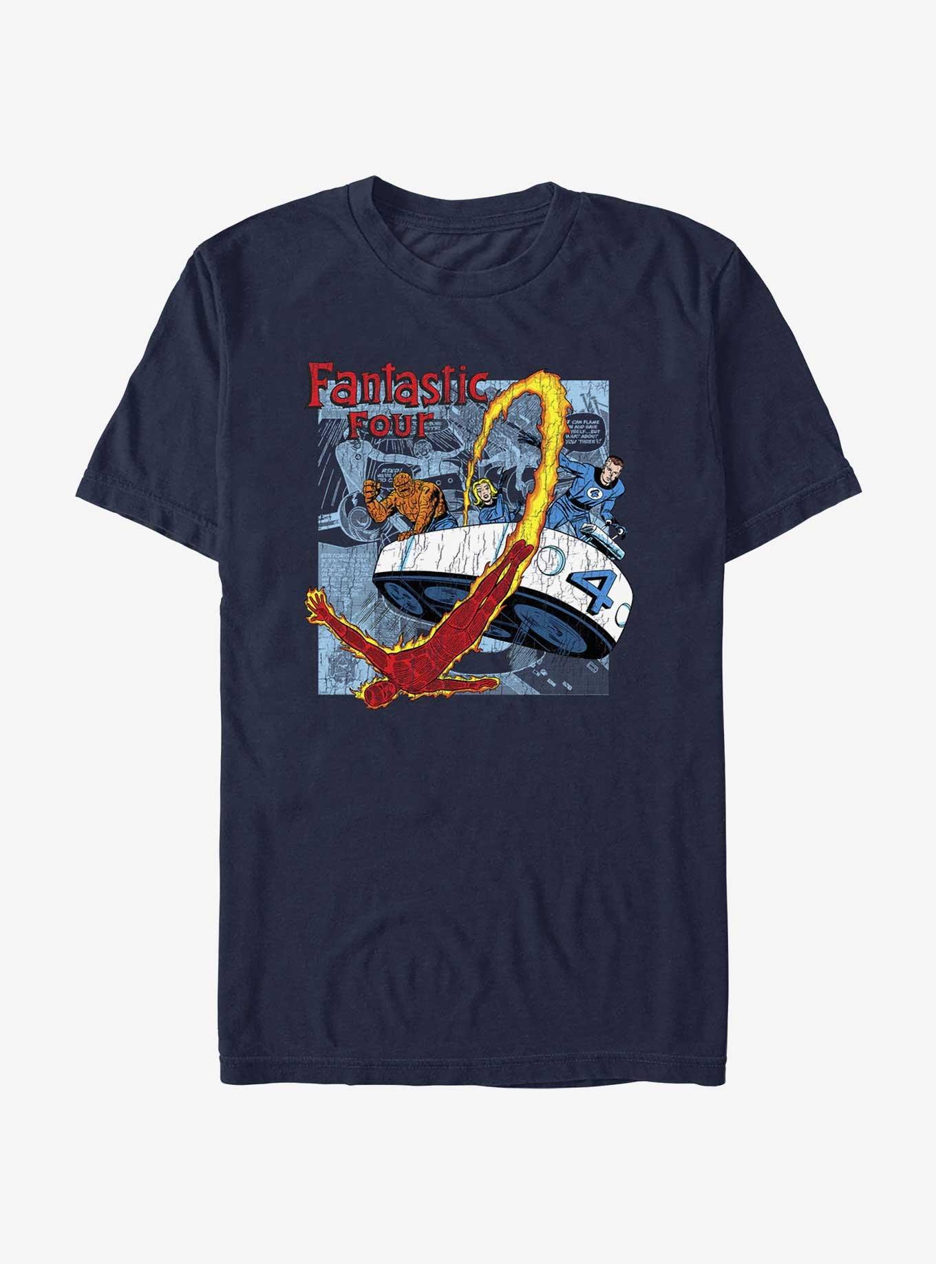 Marvel Fantastic Four Comic Four T-Shirt, NAVY, hi-res