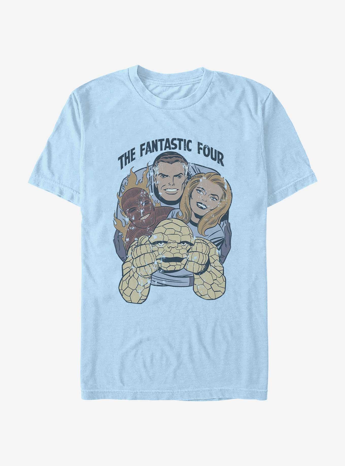 Marvel Fantastic Four 4 Of A Kind T-Shirt, LT BLUE, hi-res