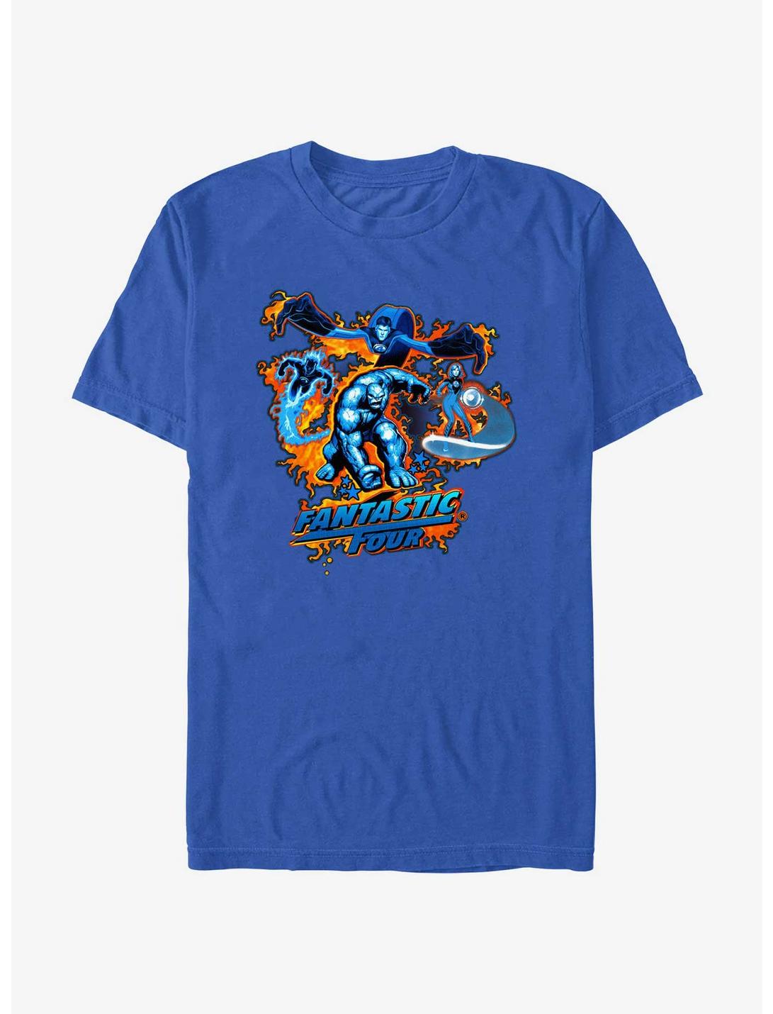 Marvel Fantastic Four Fantastic Blue T-Shirt, ROYAL, hi-res