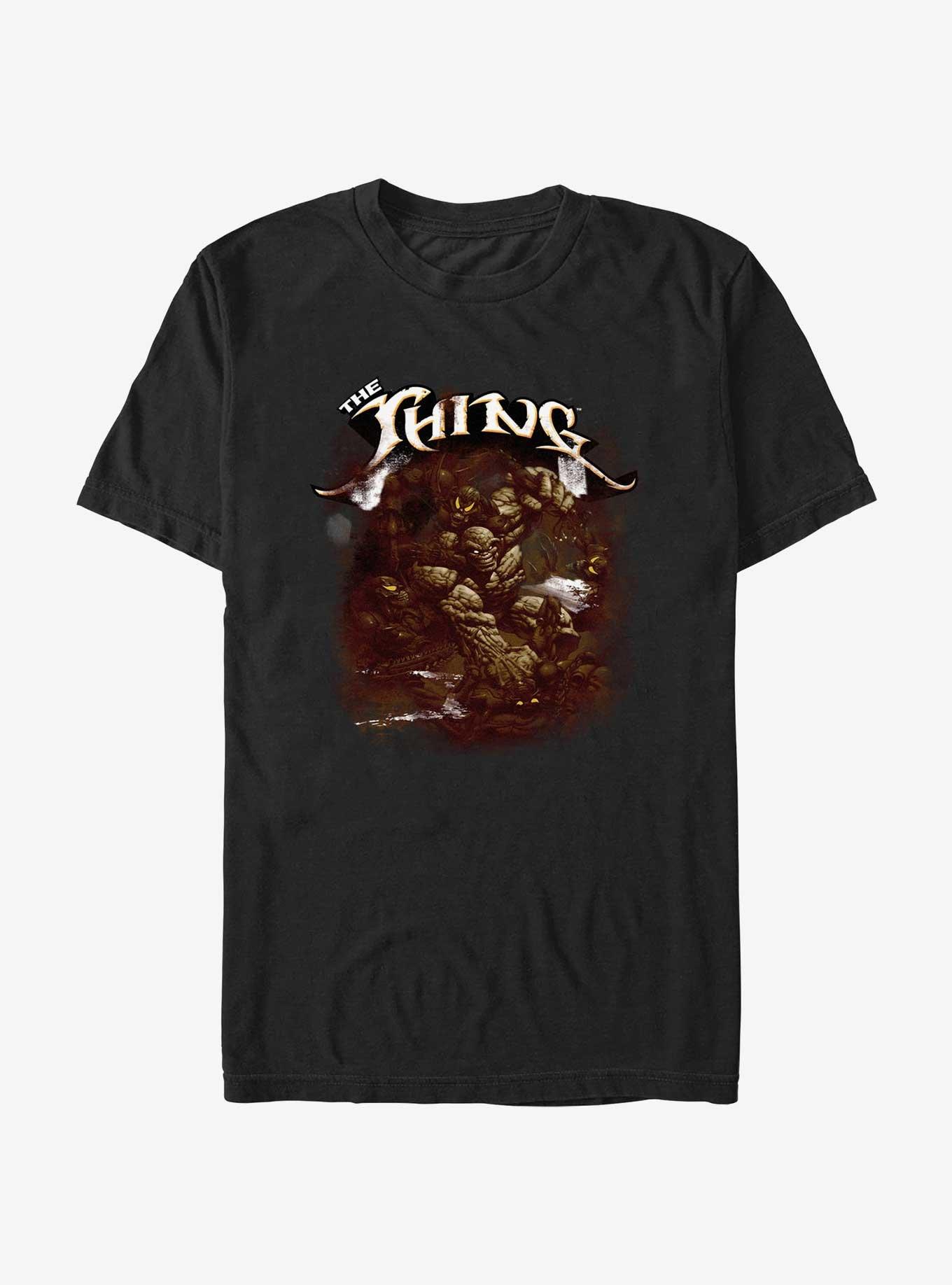 Marvel Fantastic Four The Thing In Darkness T-Shirt, BLACK, hi-res