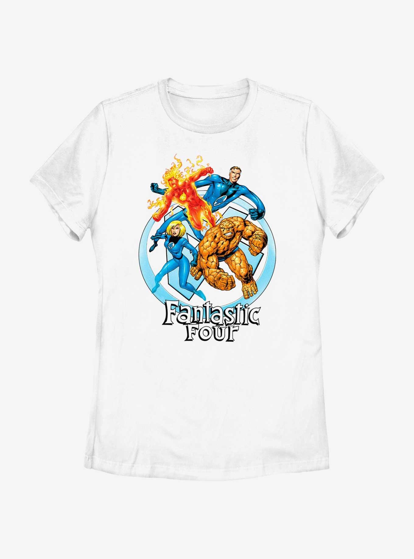 Marvel Fantastic Four Feelin Fantastic Womens T-Shirt, WHITE, hi-res