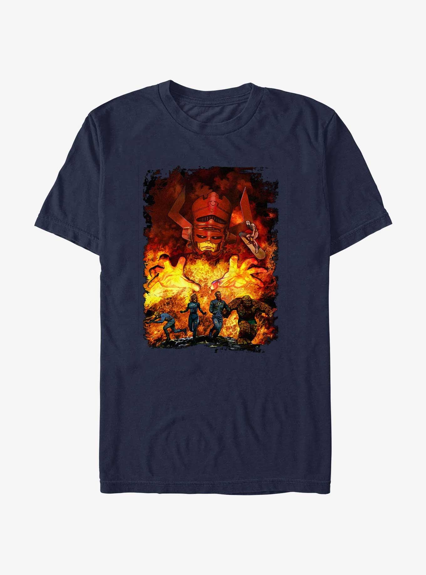 Marvel Fantastic Four Run For It T-Shirt, NAVY, hi-res