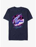 Marvel Fantastic Four Silver Surfer 90s Vibe T-Shirt, NAVY, hi-res