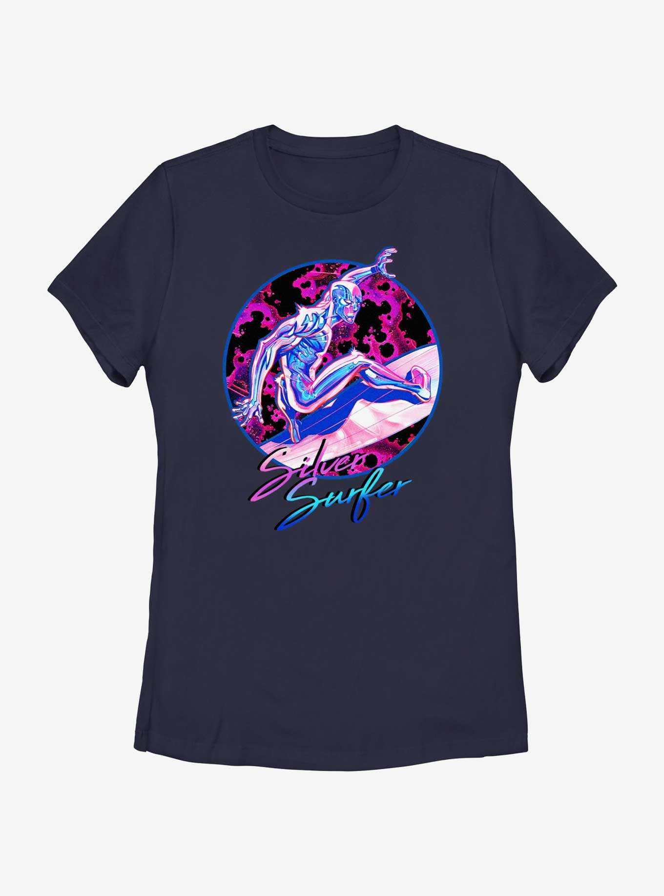 Marvel Fantastic Four Silver Surfer 90s Vibe Womens T-Shirt, , hi-res