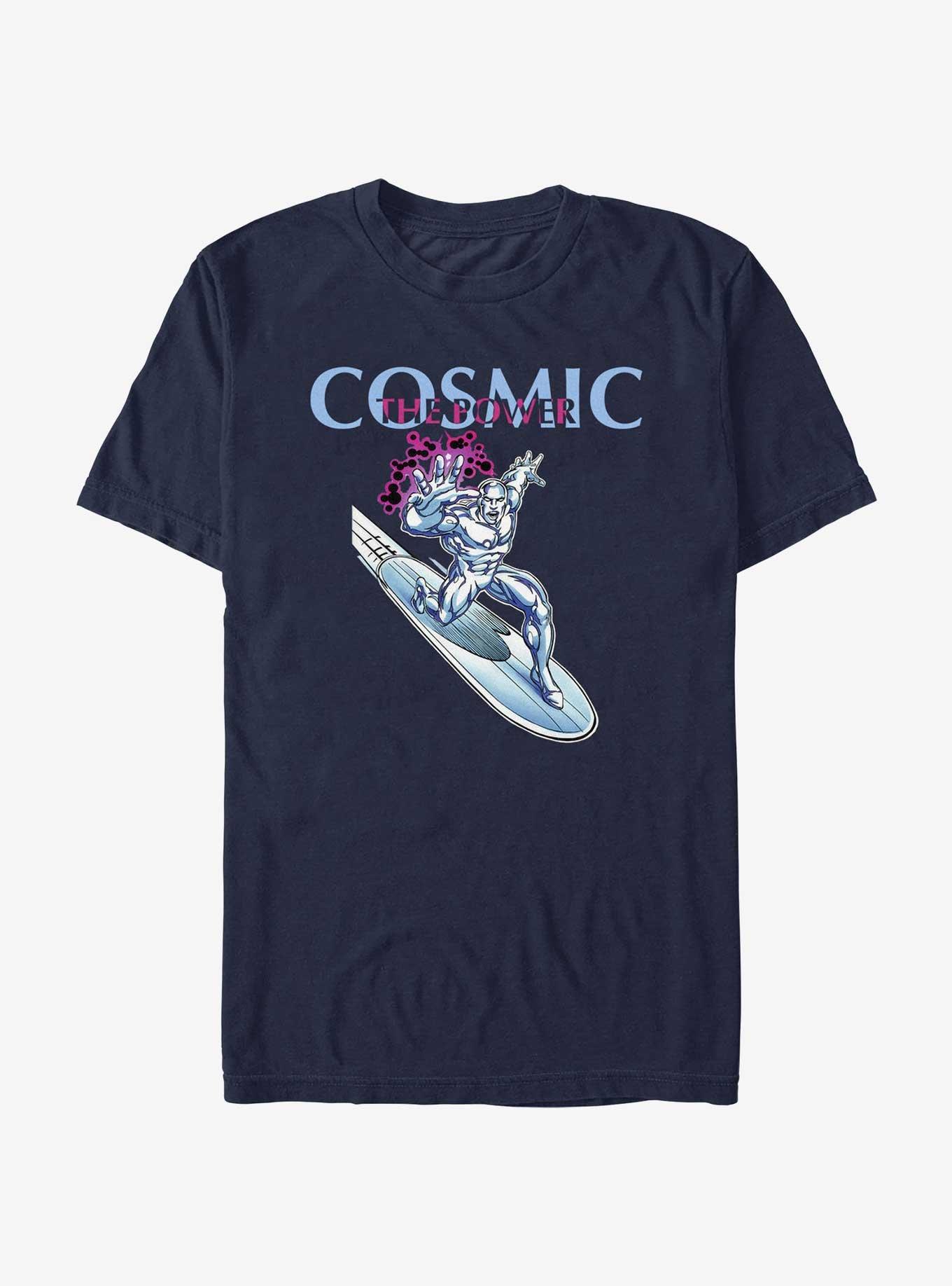 Marvel Fantastic Four Silver Surfer T-Shirt, NAVY, hi-res