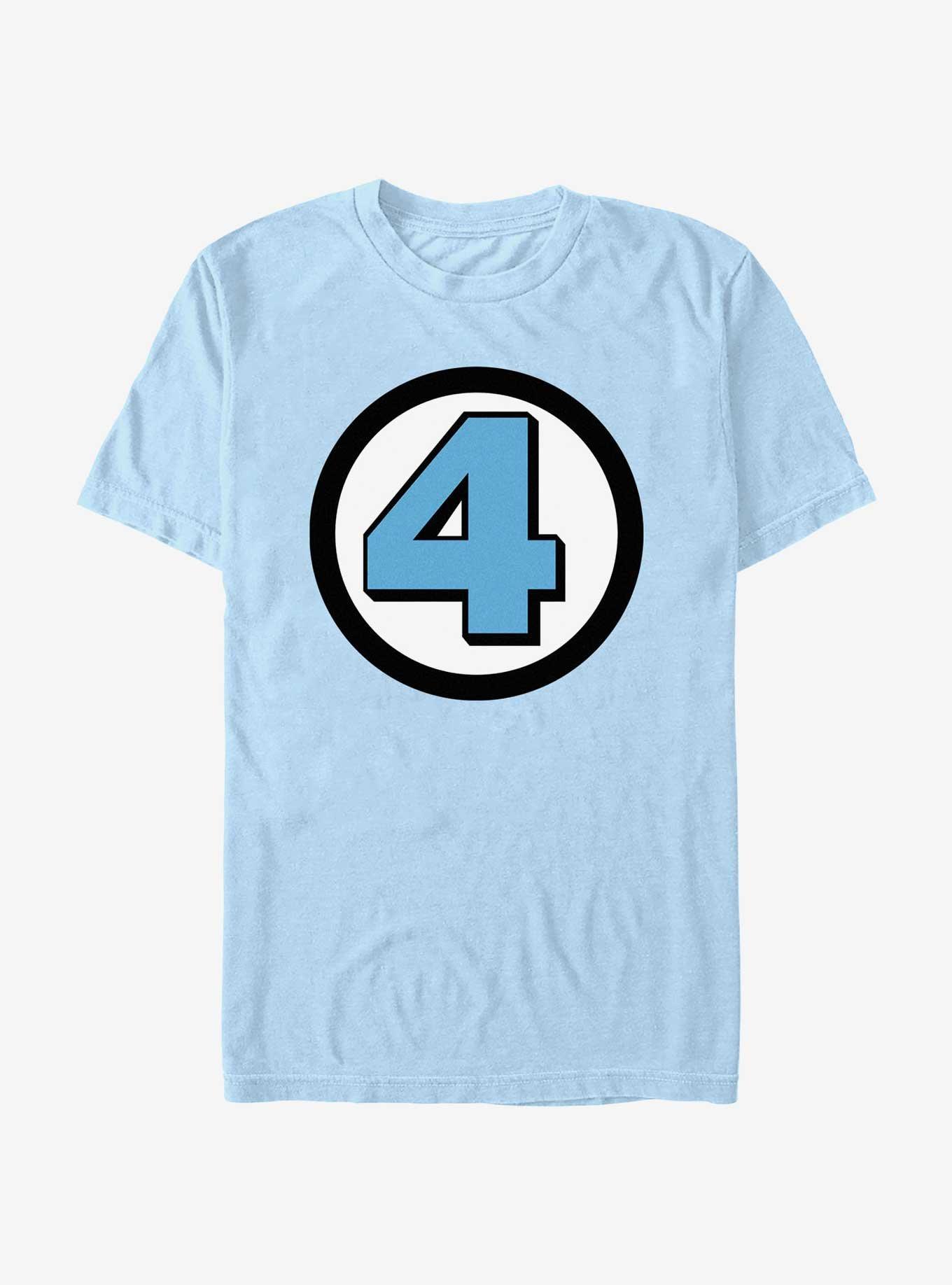 Marvel Fantastic Four Logo T-Shirt, LT BLUE, hi-res