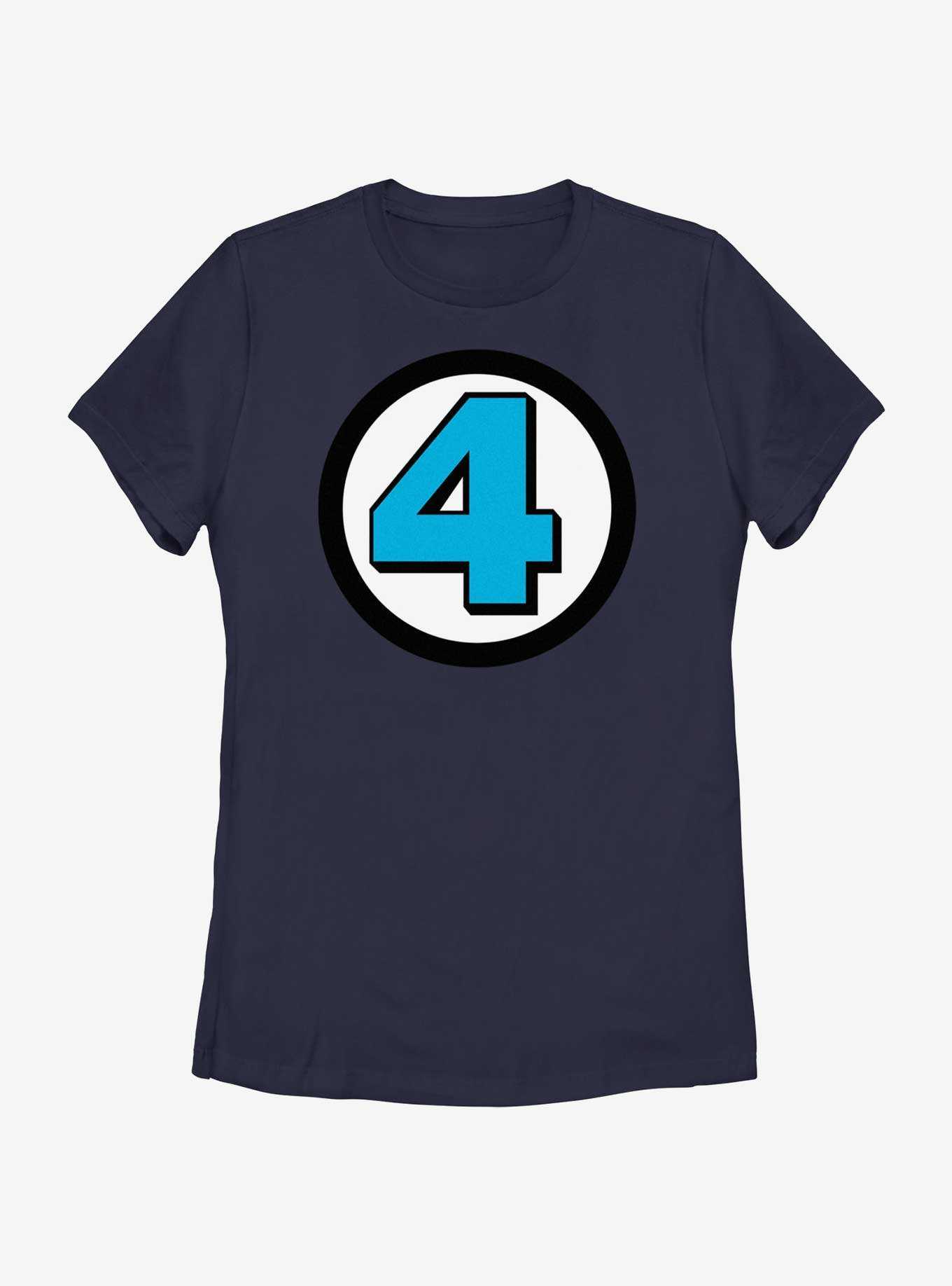 Marvel Fantastic Four Logo Womens T-Shirt, , hi-res