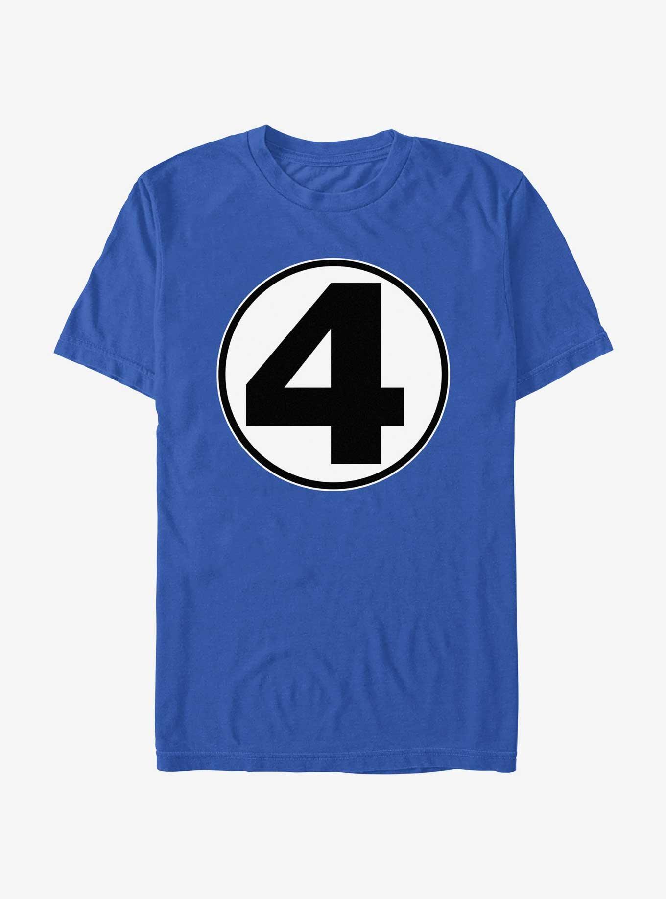 Marvel Fantastic Four Classic Costume Fill T-Shirt, ROYAL, hi-res