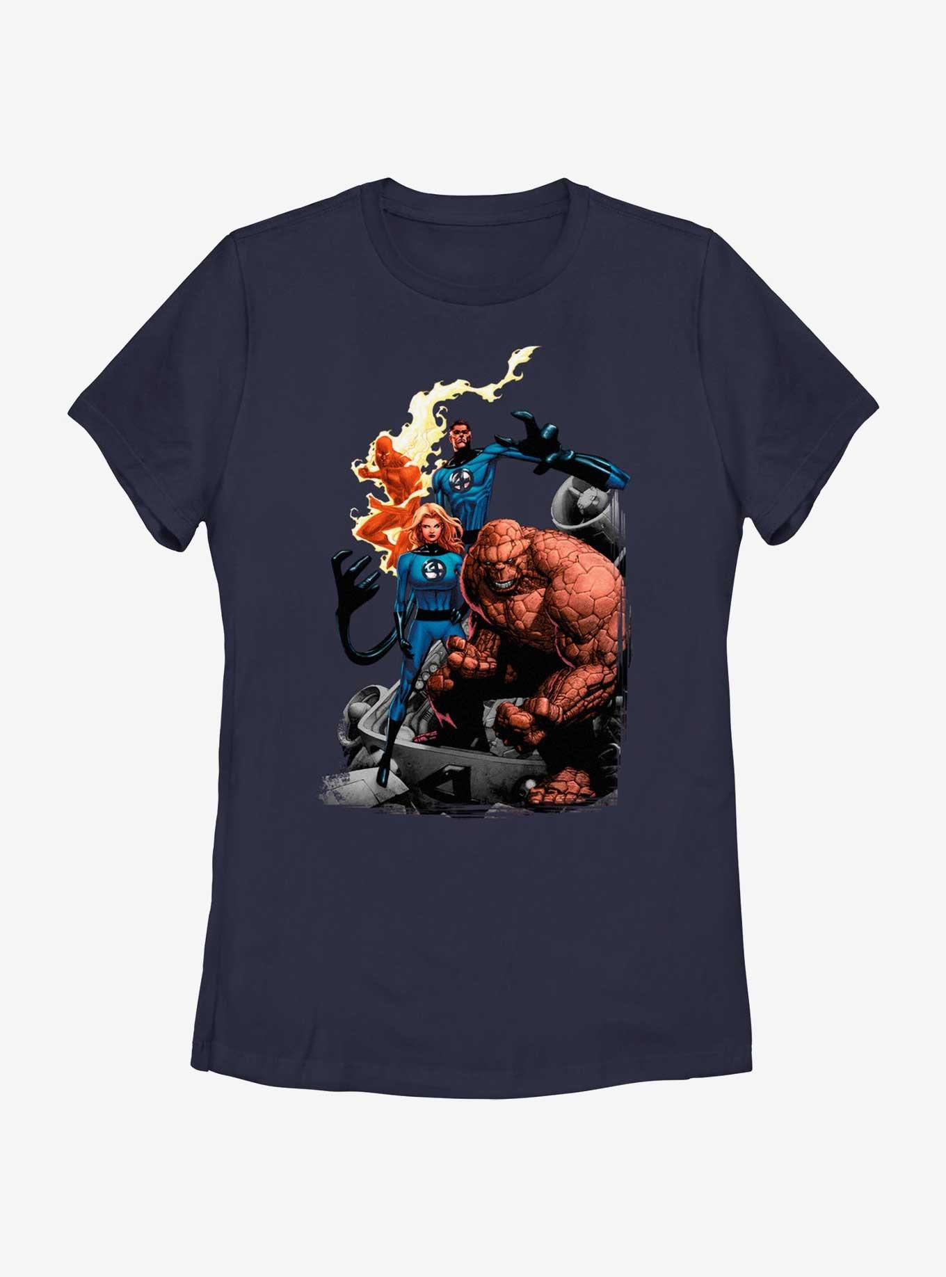 Marvel Fantastic Four That's Fantastic Womens T-Shirt, NAVY, hi-res