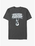 Marvel Fantastic Four Silver Surfer Wordmark T-Shirt, CHARCOAL, hi-res