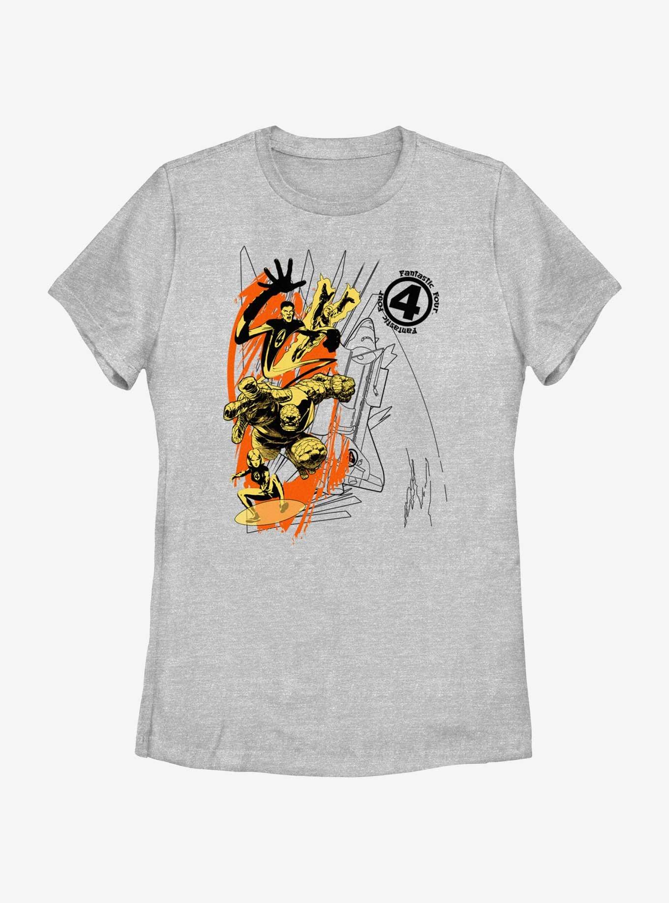 Marvel Fantastic Four Cosmic Vaccum Womens T-Shirt, , hi-res