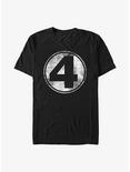 Marvel Fantastic Four Distressed Logo T-Shirt, BLACK, hi-res