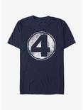 Marvel Fantastic Four Distressed Logo T-Shirt, NAVY, hi-res