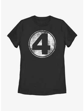 Marvel Fantastic Four Distressed Logo Womens T-Shirt, , hi-res