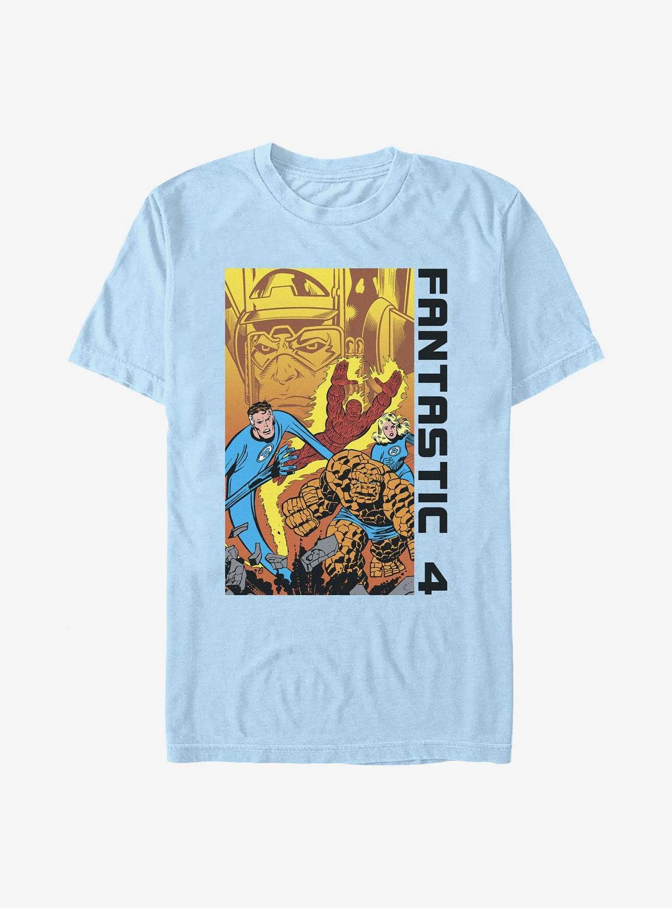 Marvel Fantastic Four Team Run Out T-Shirt, LT BLUE, hi-res