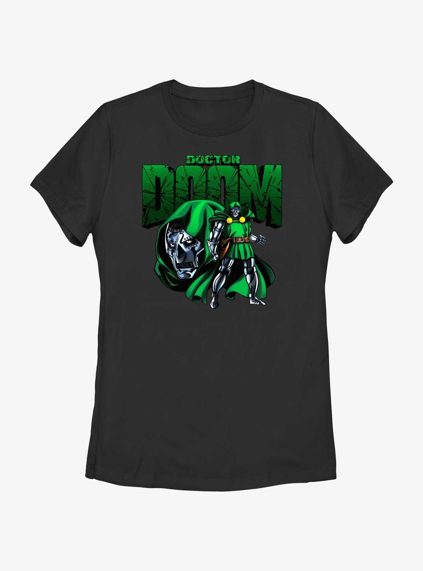 Marvel Fantastic Four Doctor Doom Womens T-Shirt, BLACK, hi-res