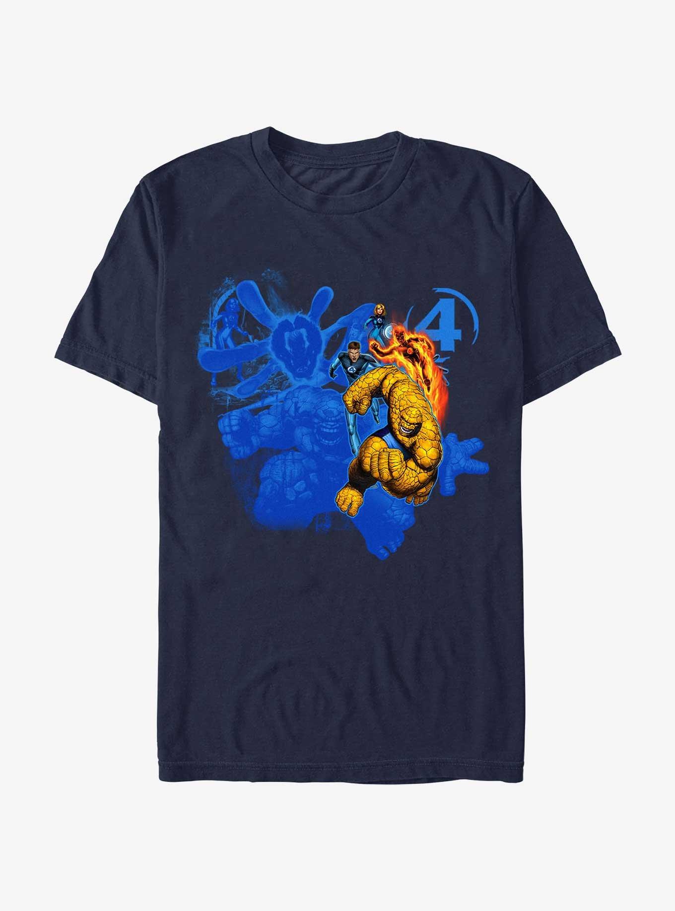 Marvel Fantastic Four Four Sight T-Shirt, NAVY, hi-res