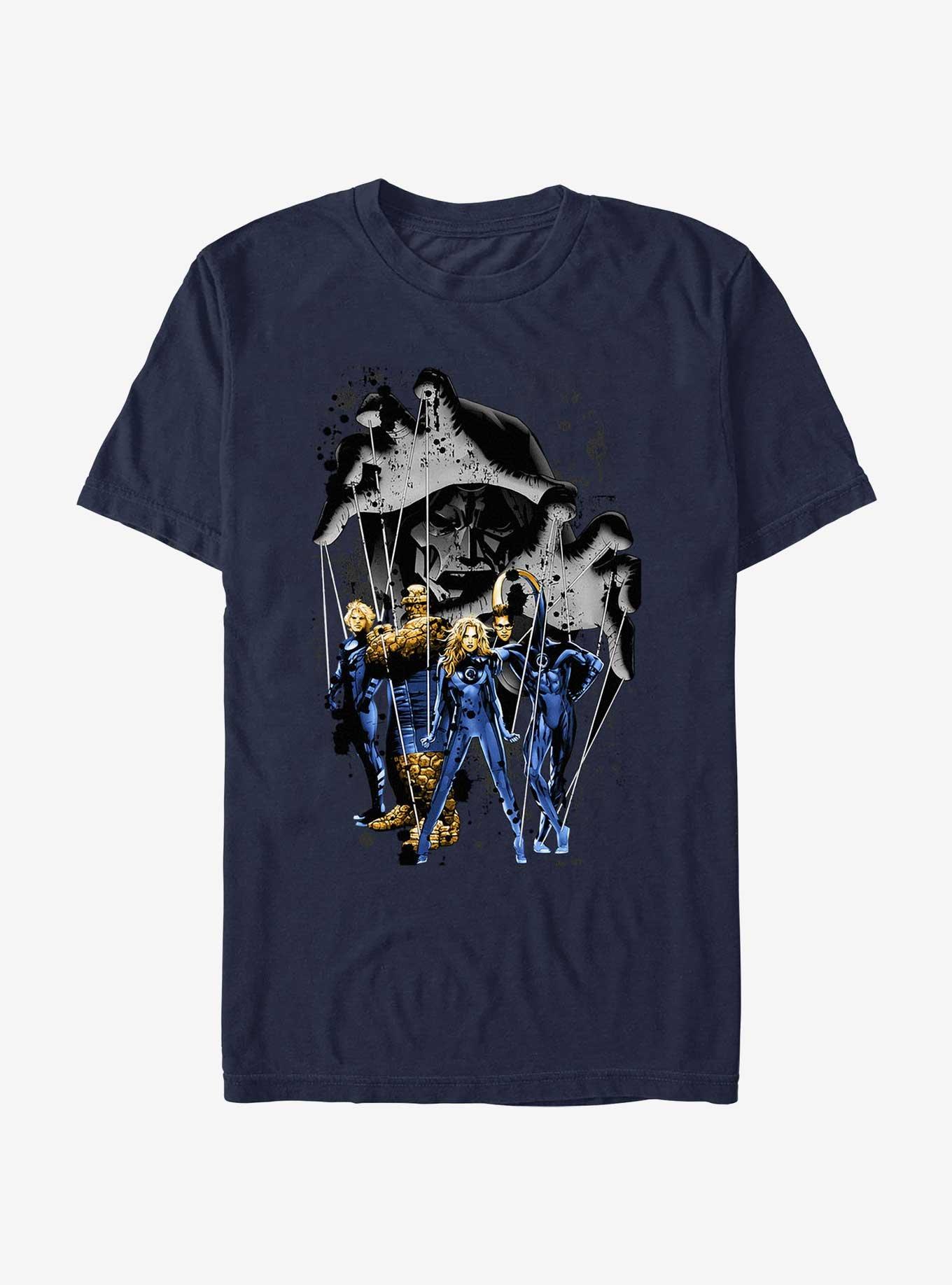 Marvel Fantastic Four Puppet Master T-Shirt, NAVY, hi-res