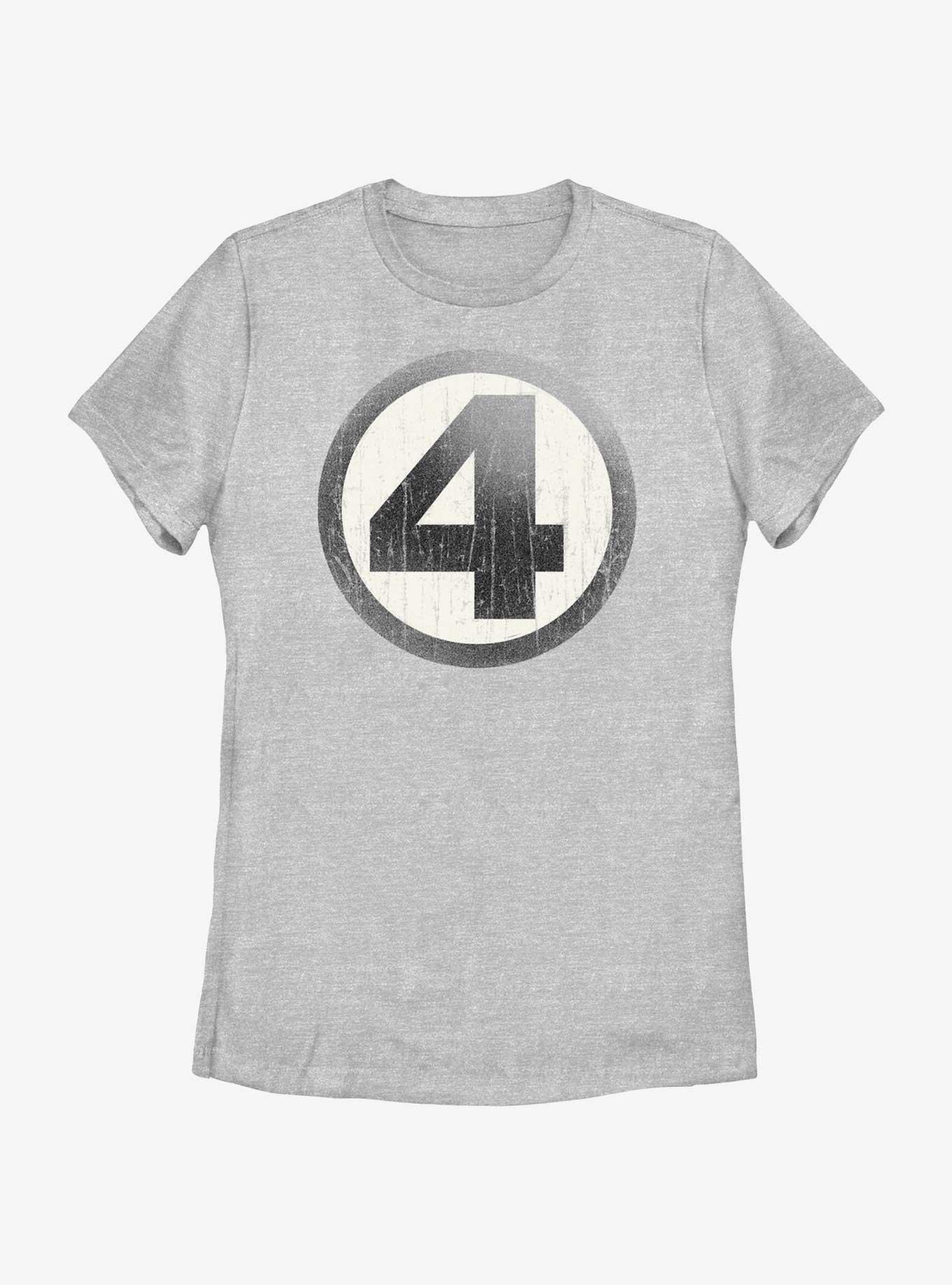 Marvel Fantastic Four 4 Ball Womens T-Shirt, ATH HTR, hi-res