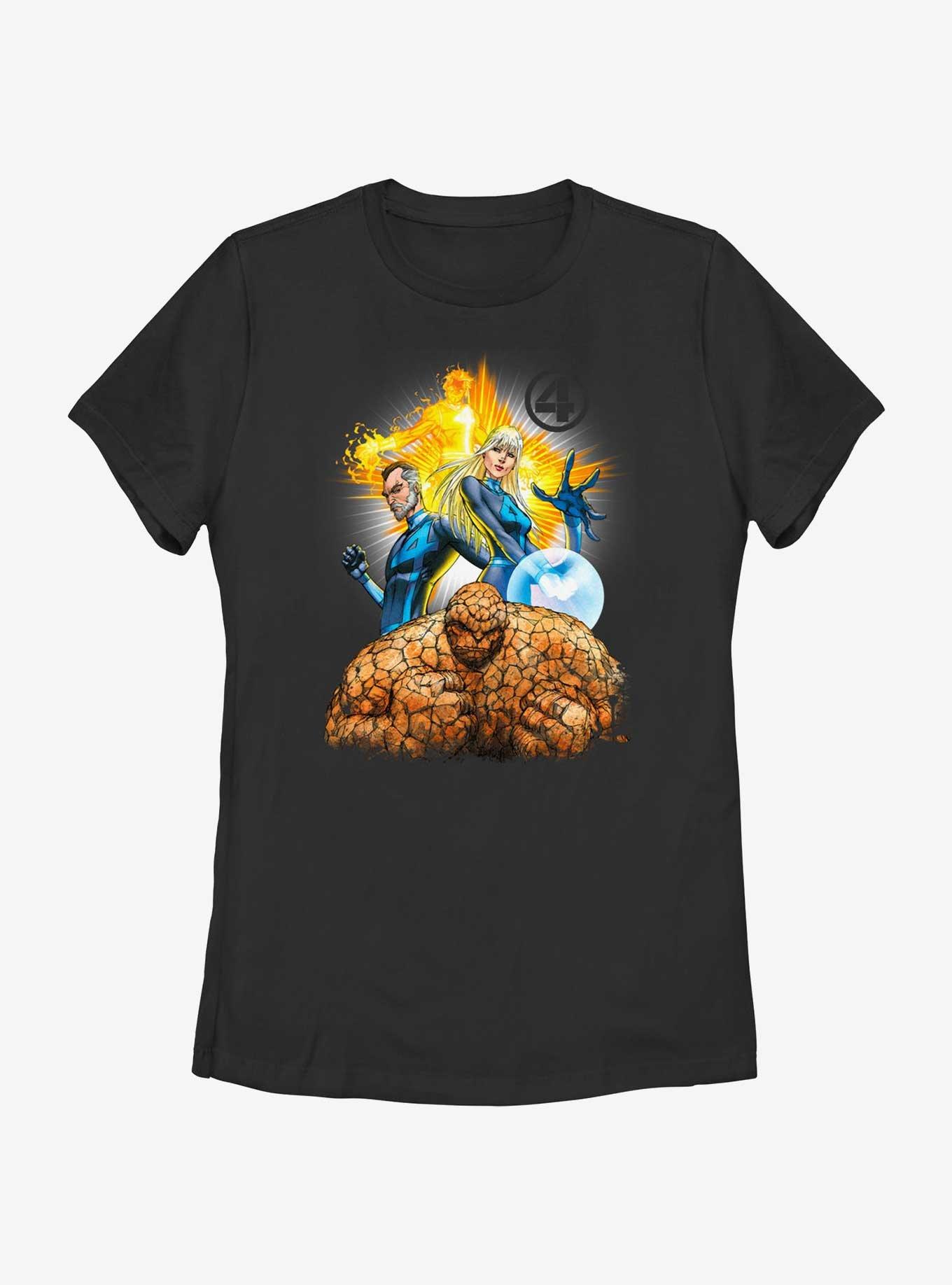 Marvel Fantastic Four Tribe Womens T-Shirt, BLACK, hi-res
