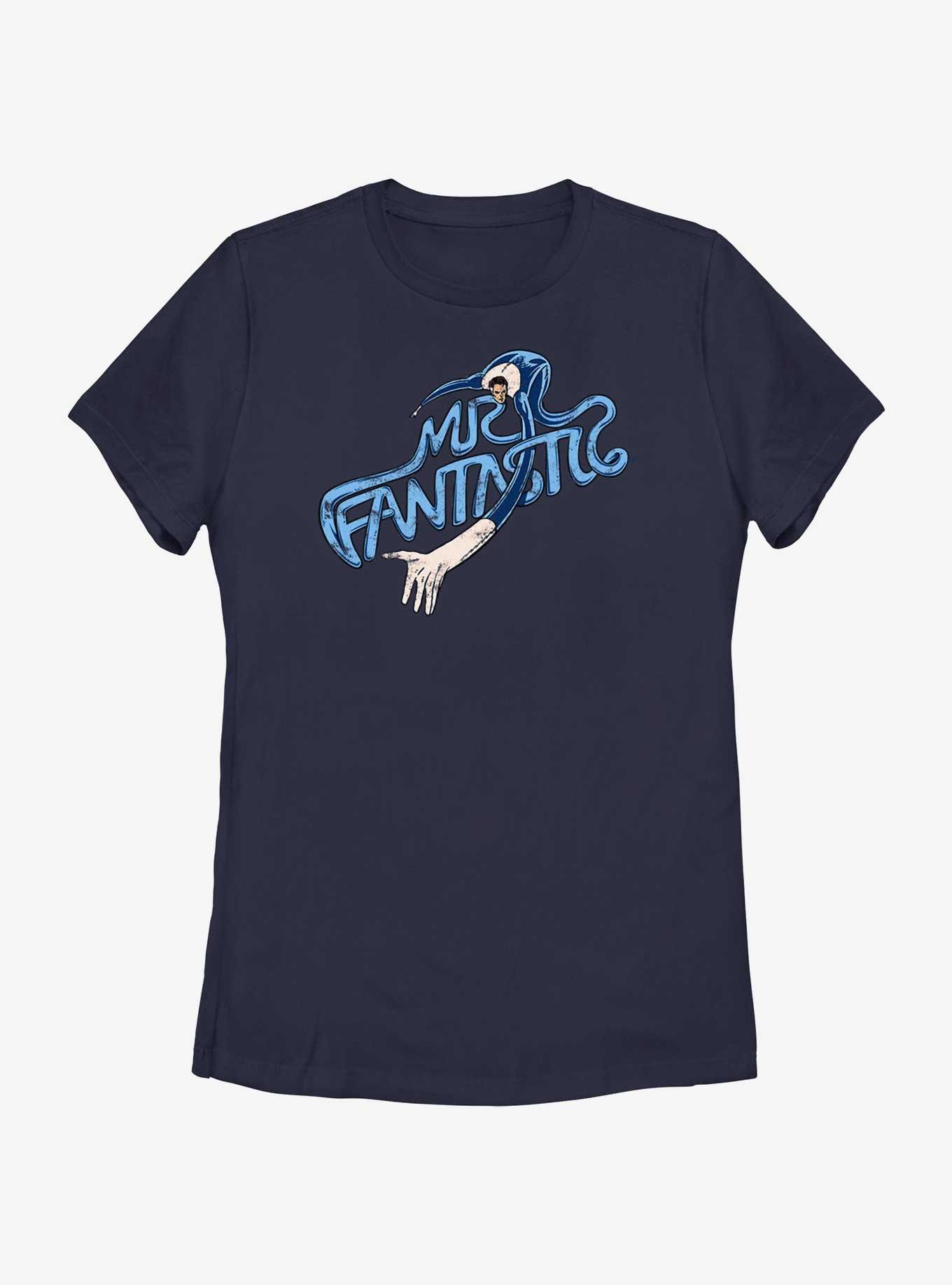 Marvel Fantastic Four Mr. Fantastic Stretch Womens T-Shirt, NAVY, hi-res