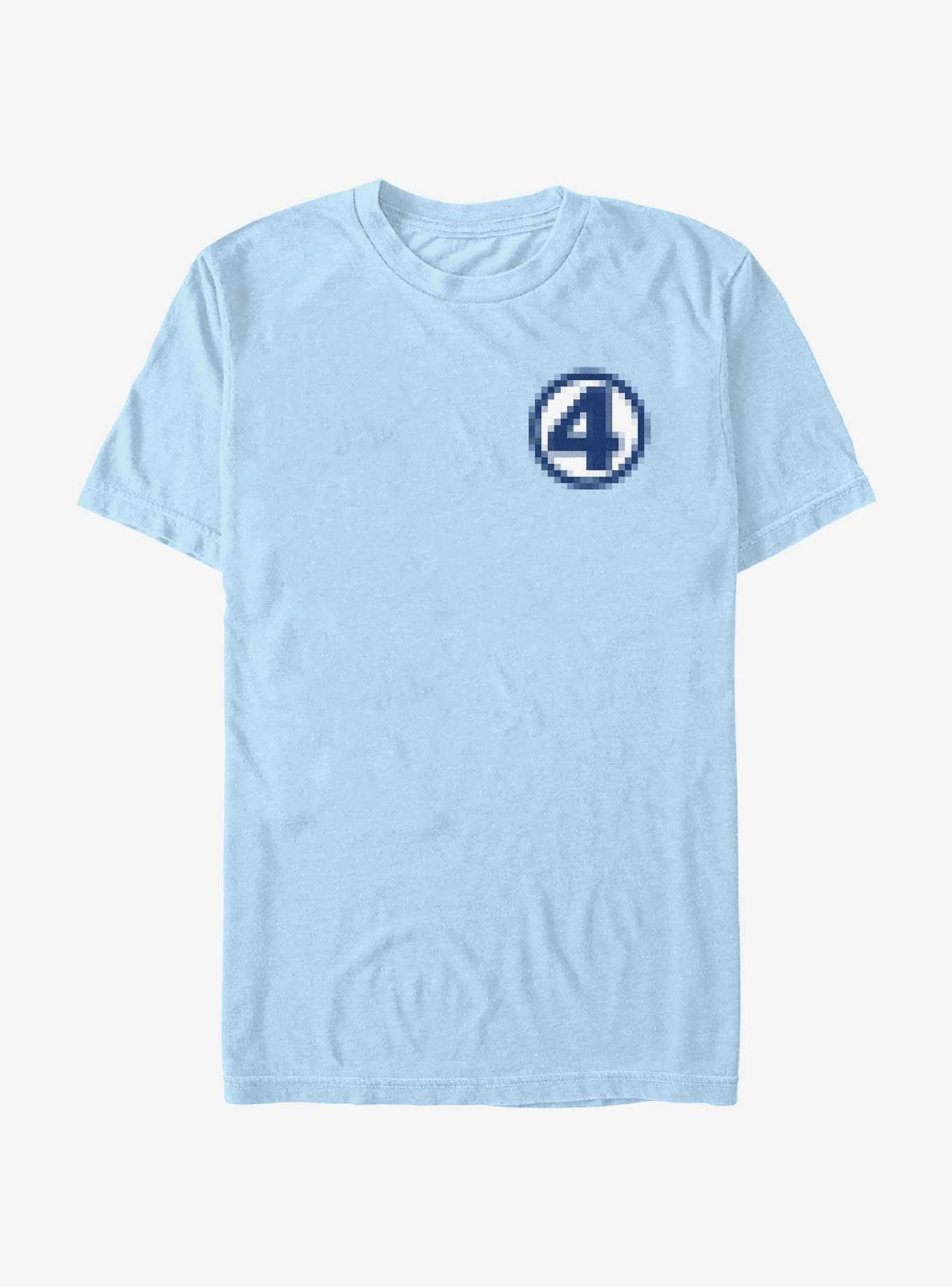 Marvel Fantastic Four Pixelated Four T-Shirt, LT BLUE, hi-res