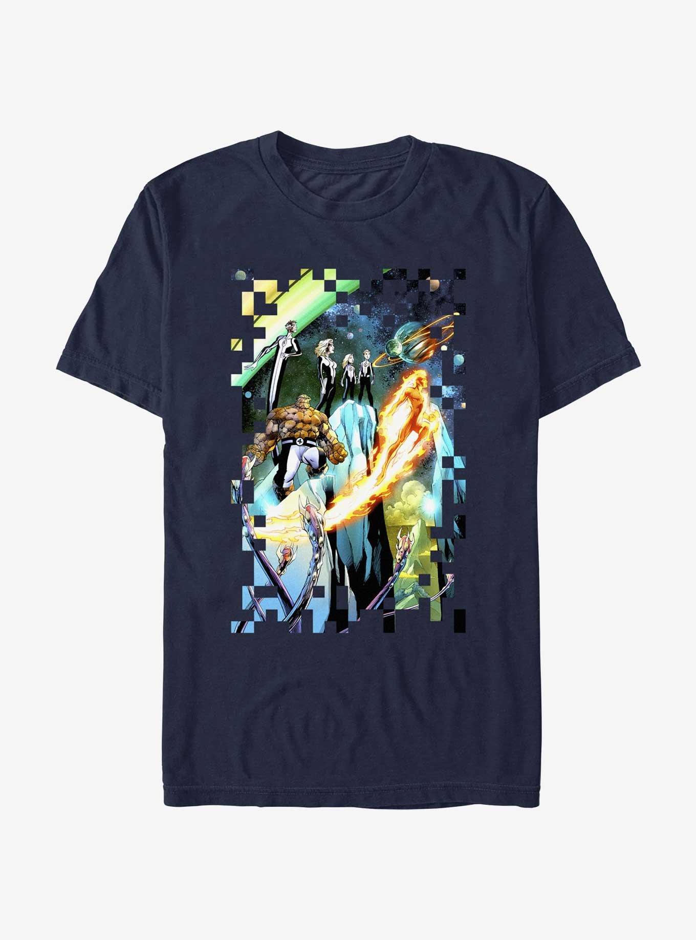 Marvel Fantastic Four Foxtrot Four T-Shirt, NAVY, hi-res