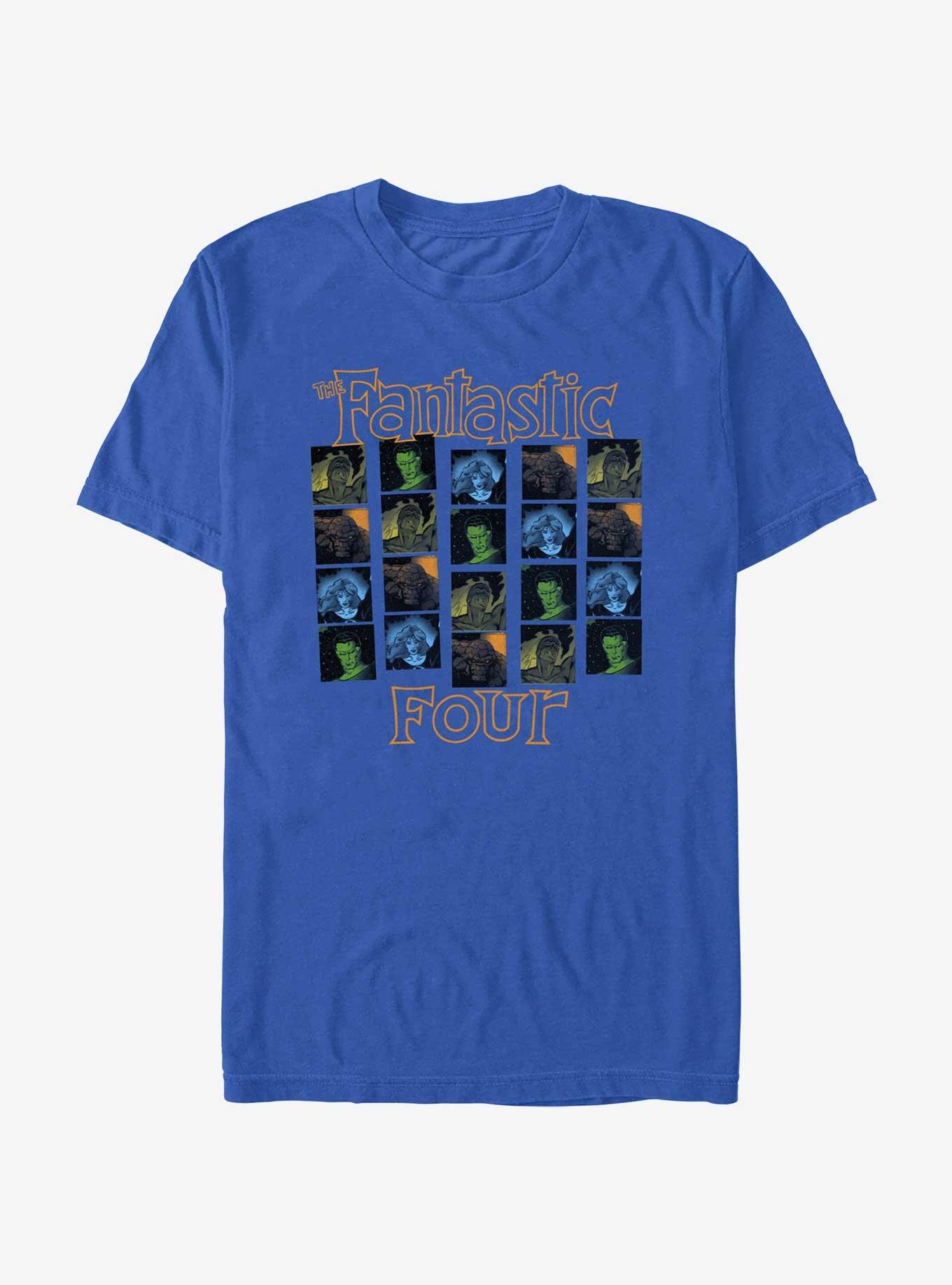 Marvel Fantastic Four Four Shots T-Shirt, ROYAL, hi-res