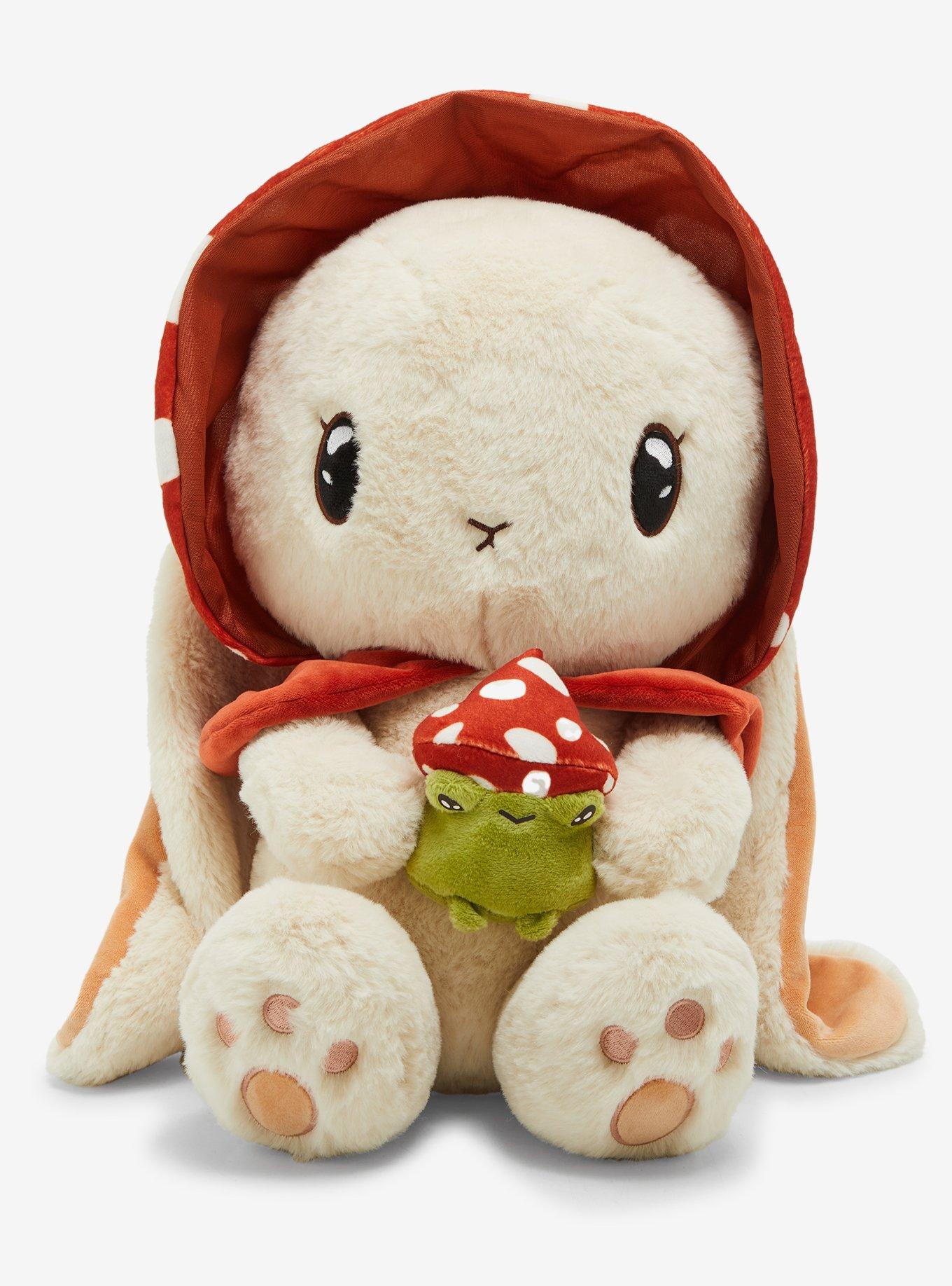 Bunny Mushroom Plush Backpack, , hi-res