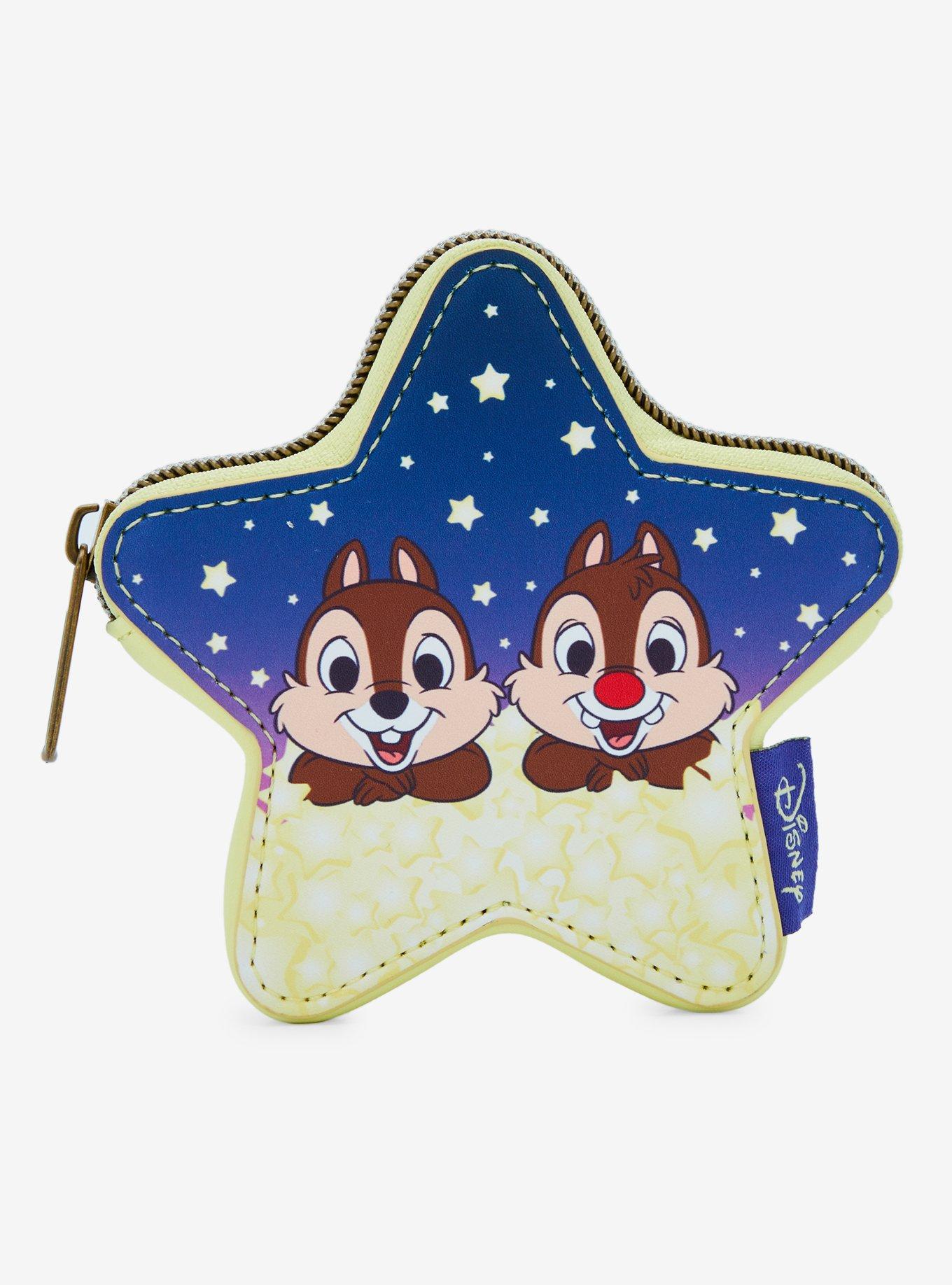 Loungefly Disney Chip 'N' Dale Star Coin Pouch, , hi-res