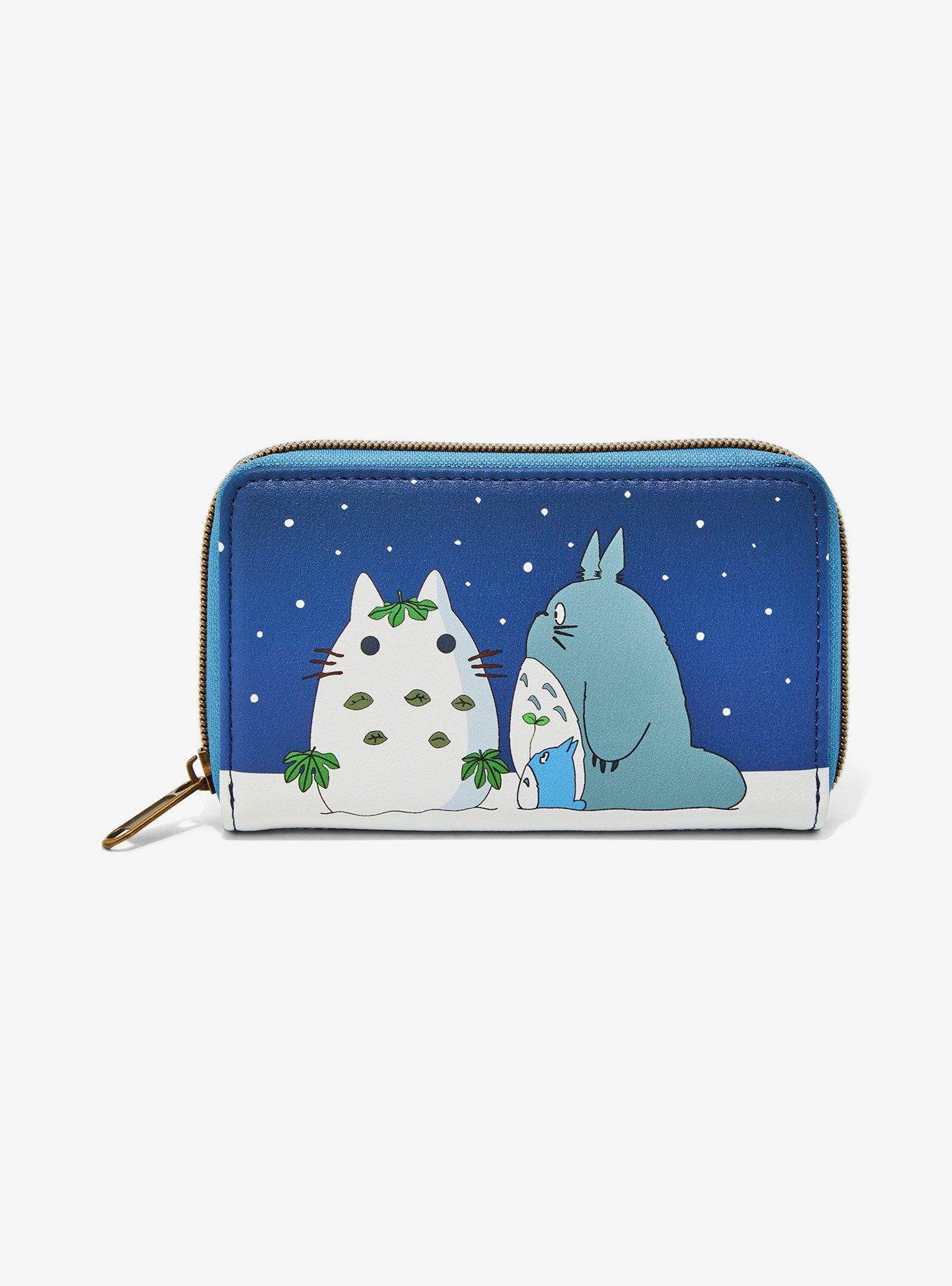 Studio Ghibli® My Neighbor Totoro Snowman Zipper Wallet Hot Topic Exclusive, , hi-res