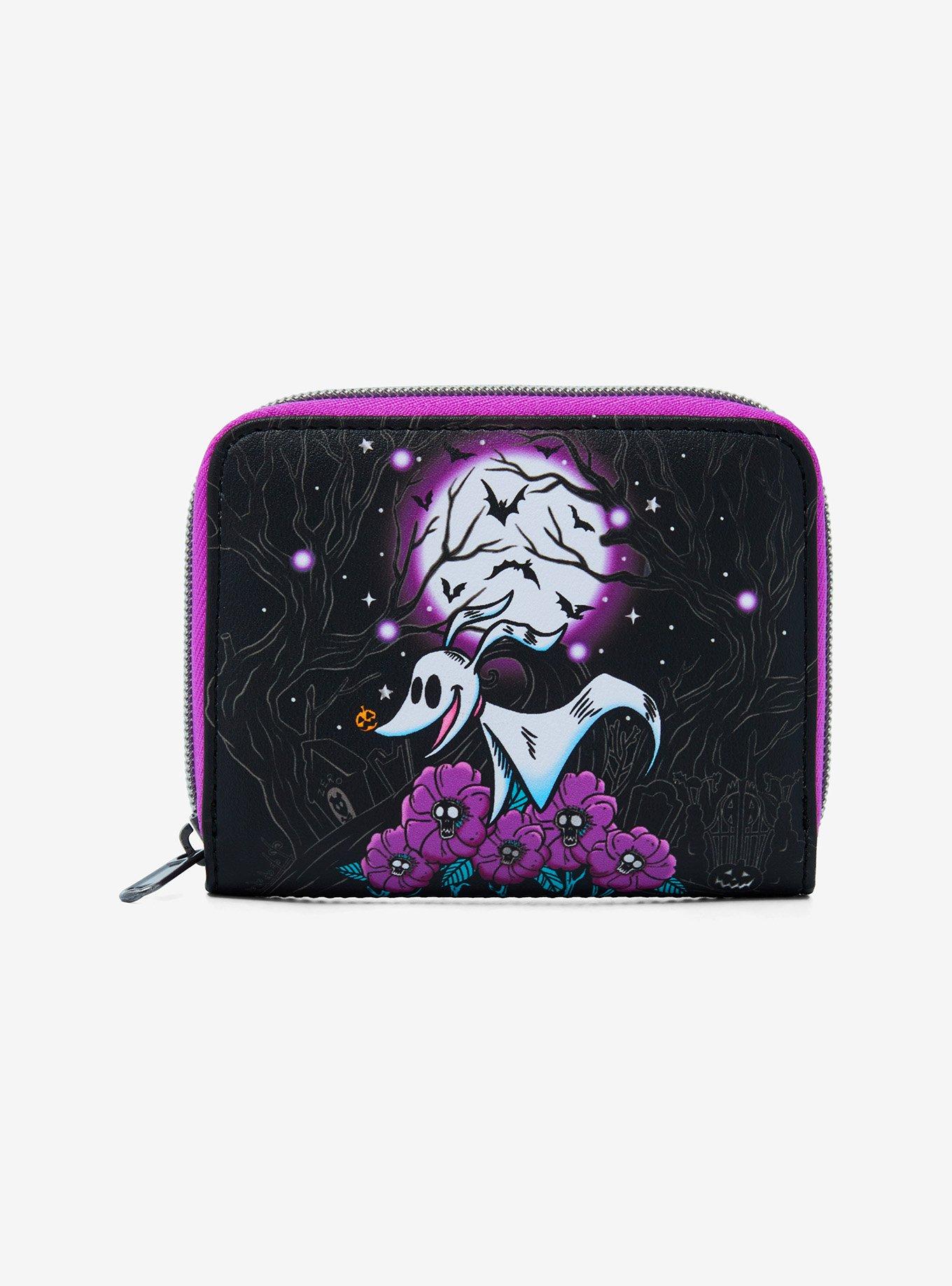 Loungefly The Nightmare Before Christmas Zero Moon Doodle Mini Zipper Wallet, , hi-res