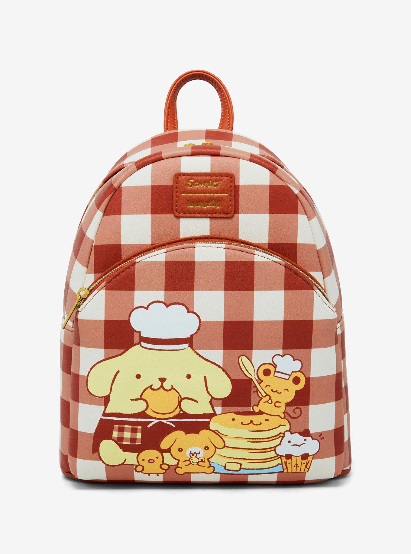 Loungefly Pompompurin Bakery Gingham Mini Backpack Hot Topic