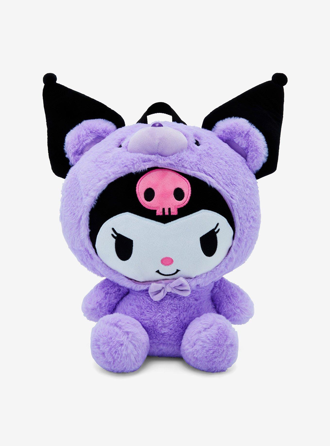 Kuromi Purple Bear Plush Mini Backpack, , hi-res