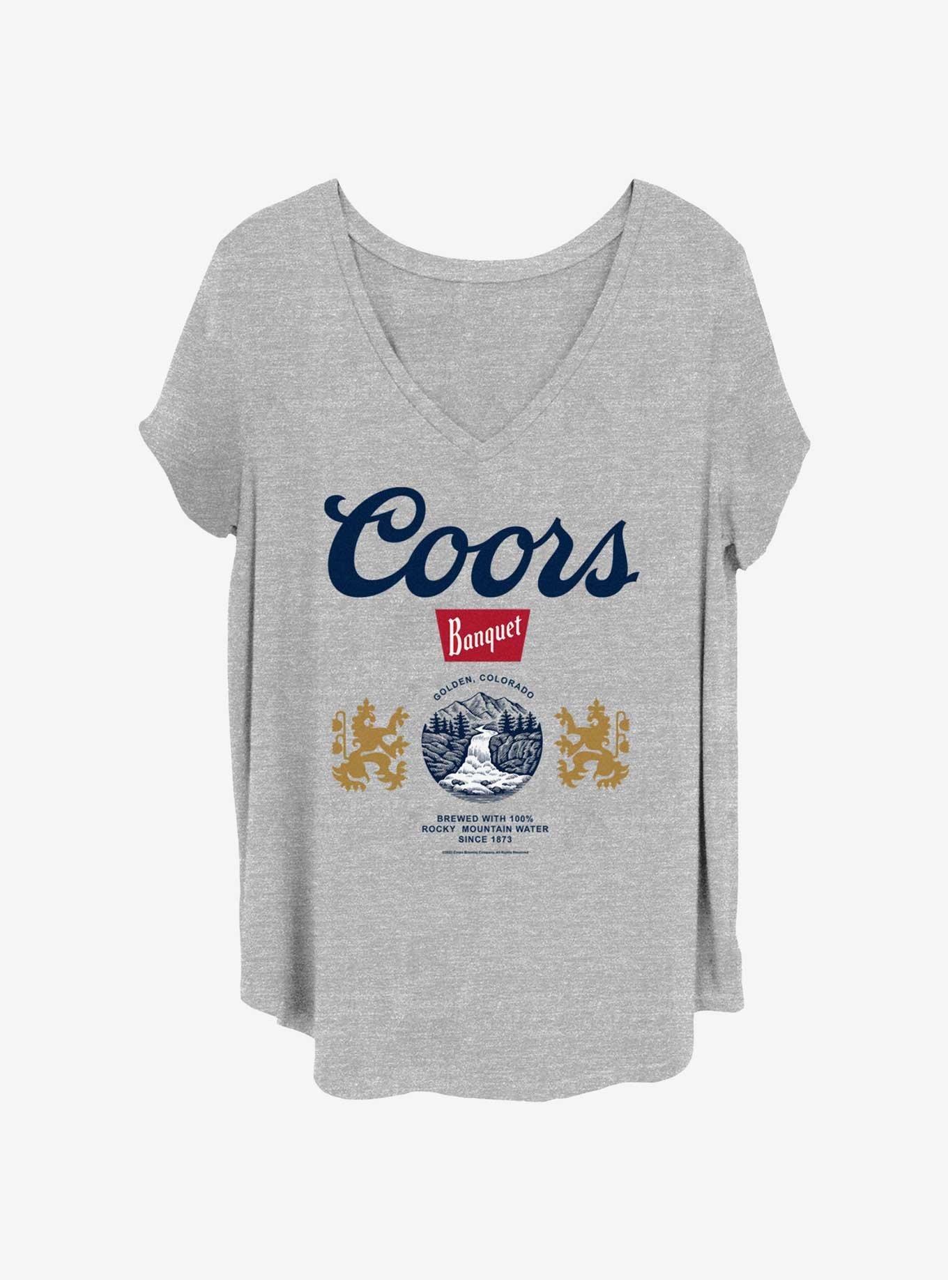 Coors Golden Colorado Womens T-Shirt Plus Size, HEATHER GR, hi-res