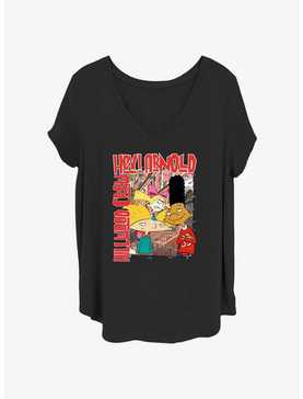 Nickelodeon Hey Arnold Hollywood Crew Womens T-Shirt Plus Size, , hi-res