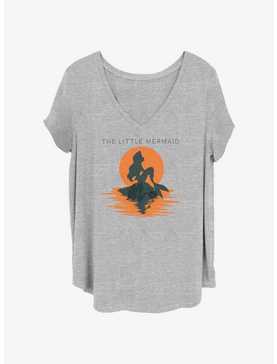 Disney The Little Mermaid Minimal Mermaid Womens T-Shirt Plus Size, , hi-res