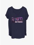 Invader ZIM Blorch Womens T-Shirt Plus Size, NAVY, hi-res