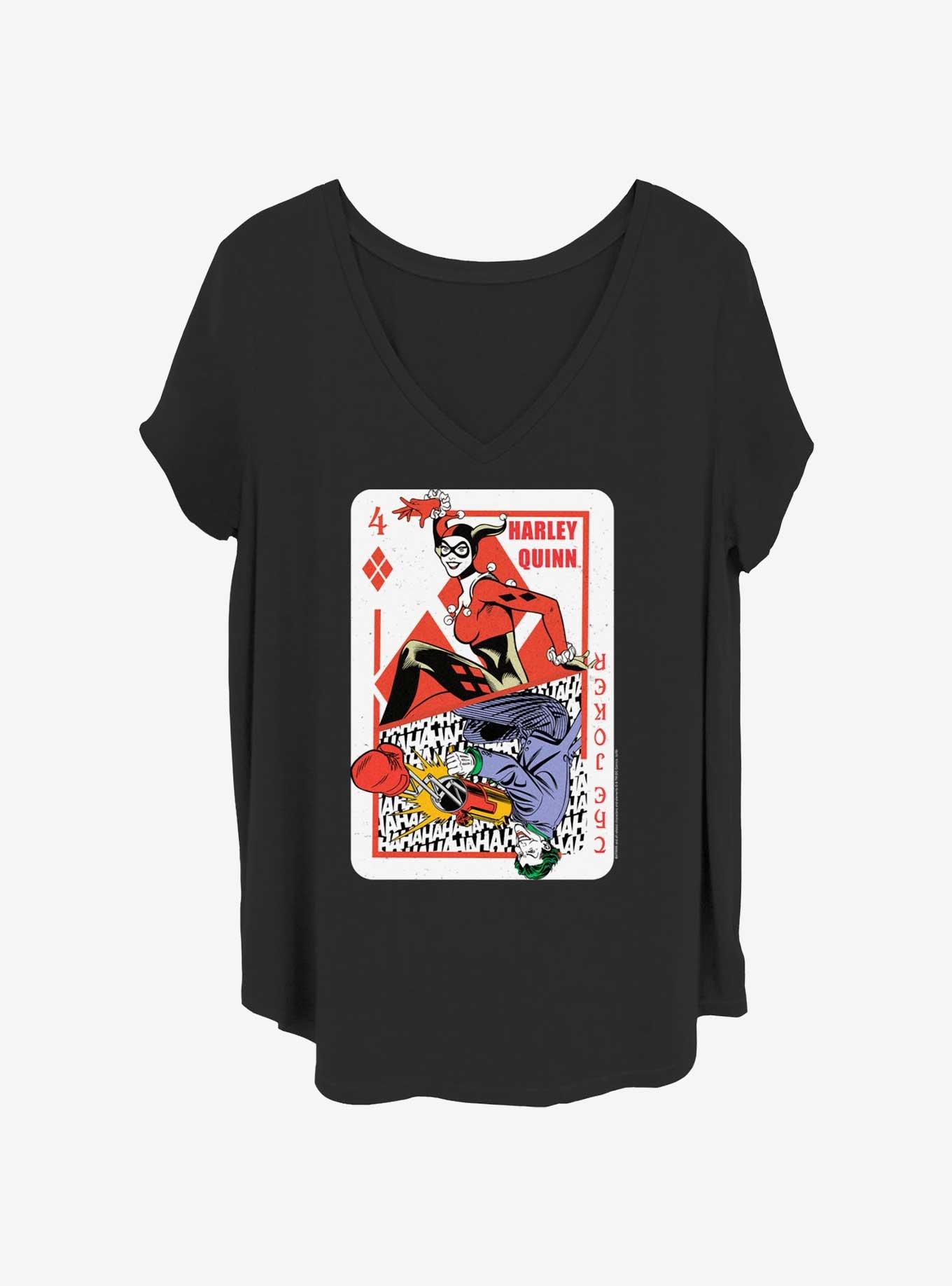 DC Comics Batman Joking Quinn Womens T-Shirt Plus Size