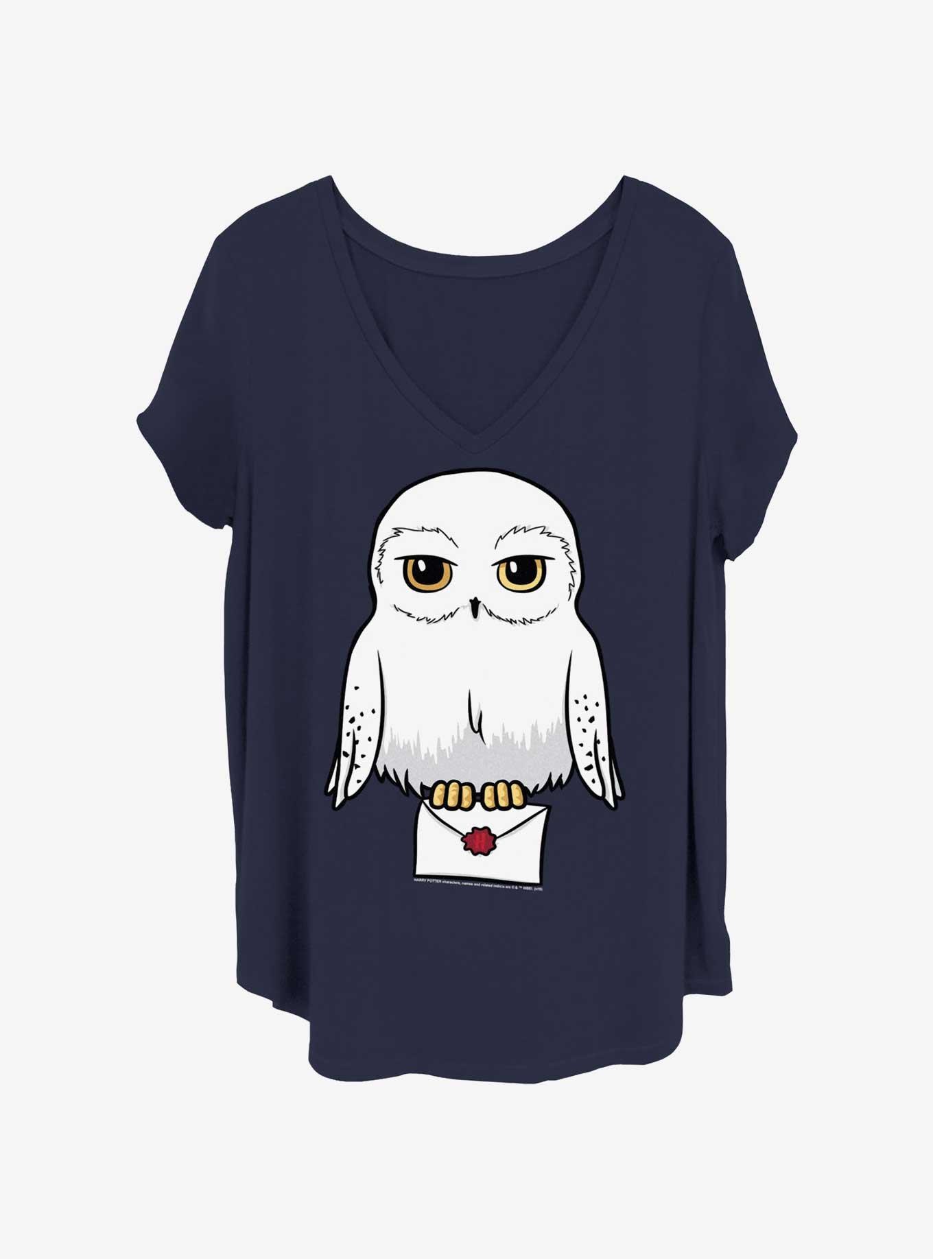 Harry Potter Anime Hedwig Mail Womens T-Shirt Plus Size