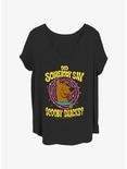 Scooby-Doo Did Somebody Say Scooby Snacks Womens T-Shirt Plus Size, BLACK, hi-res